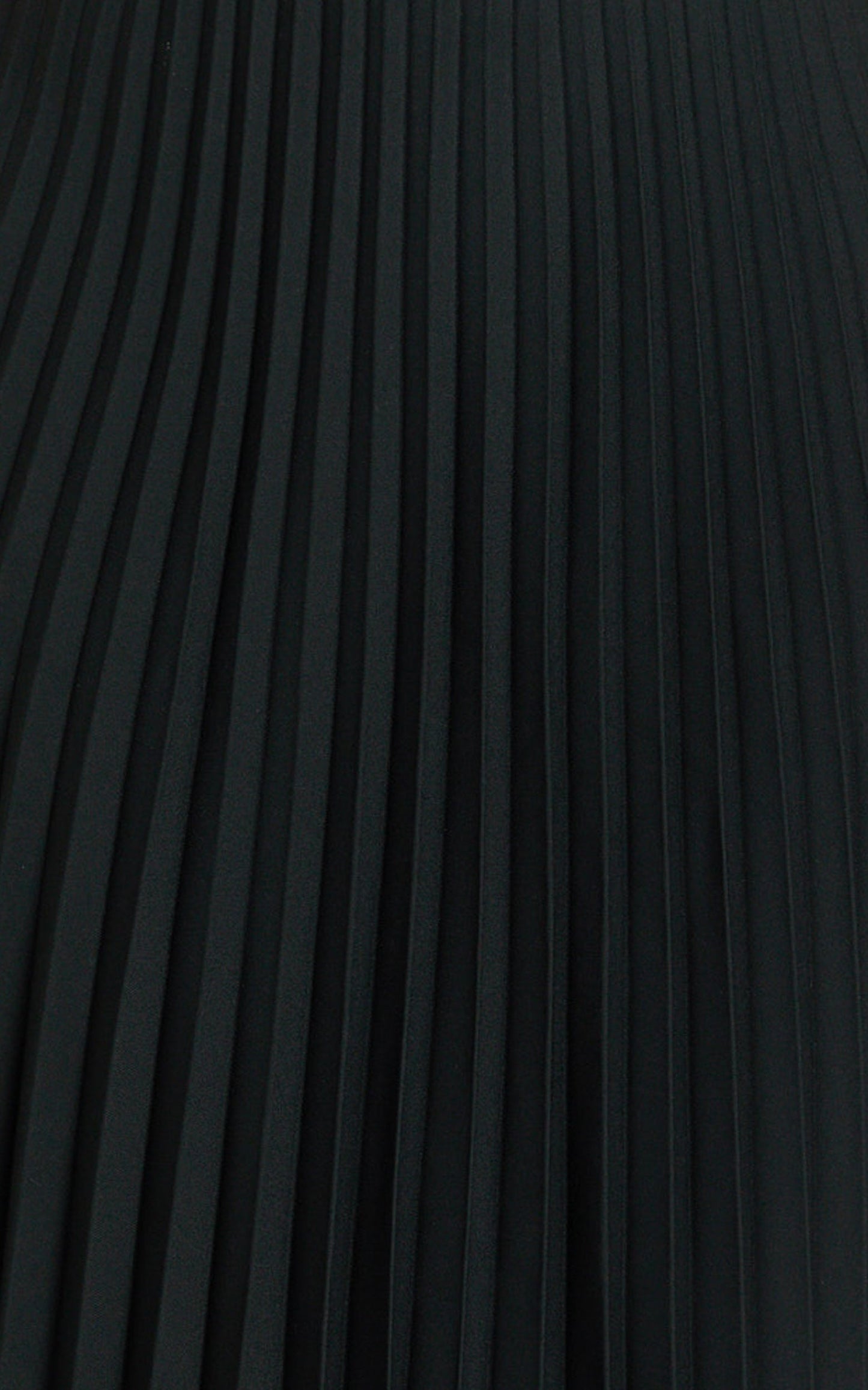 Harlee Midi Skirt - Pleated High Waist A Line Skirt in Black