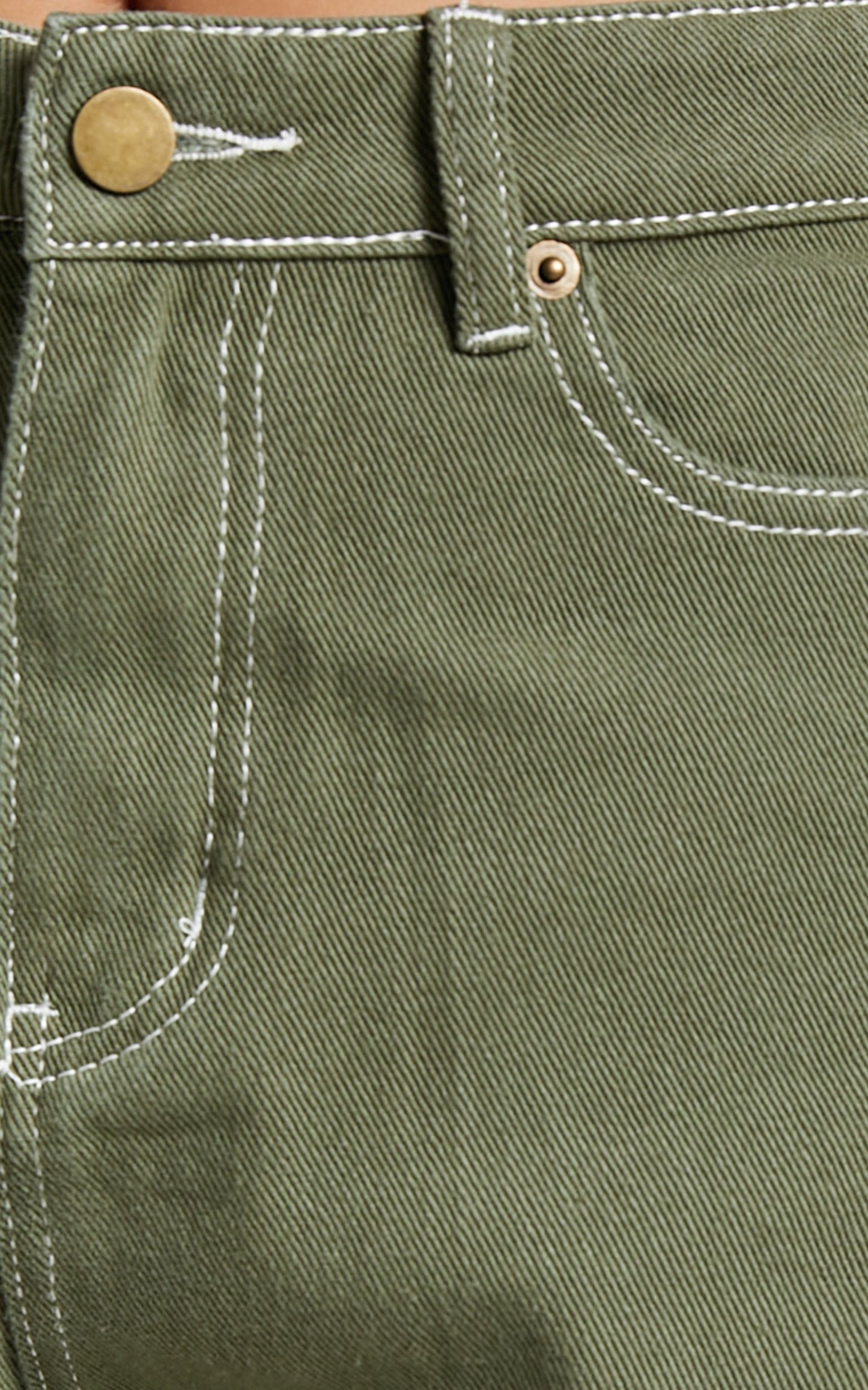 Hinkley Shorts - Denim Shorts in Khaki