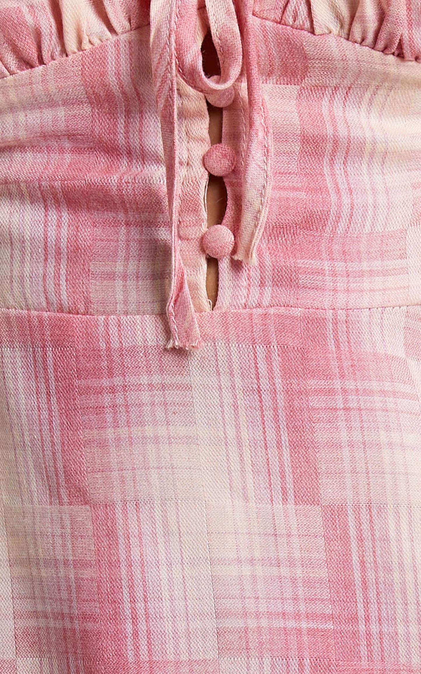 Houston Dress in Pink Check