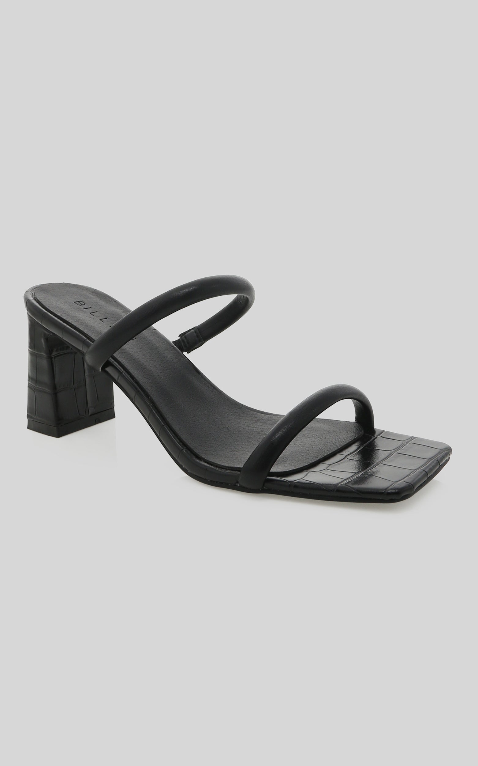 Billini - Idele Heels in Black Croc