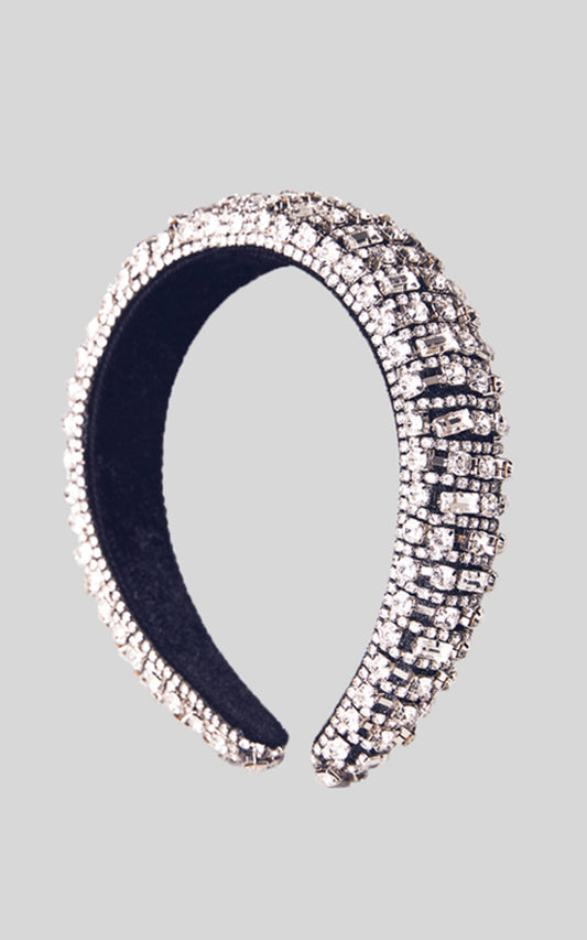 Billini x Natalie Anne - Isabelle Diamante Headband in Silver