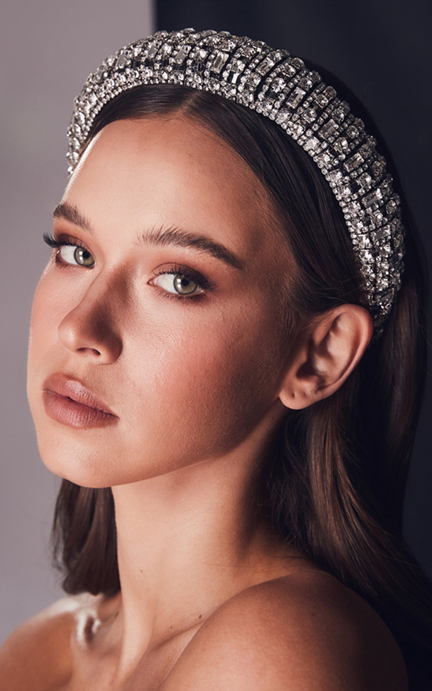 Billini x Natalie Anne - Isabelle Diamante Headband in Silver