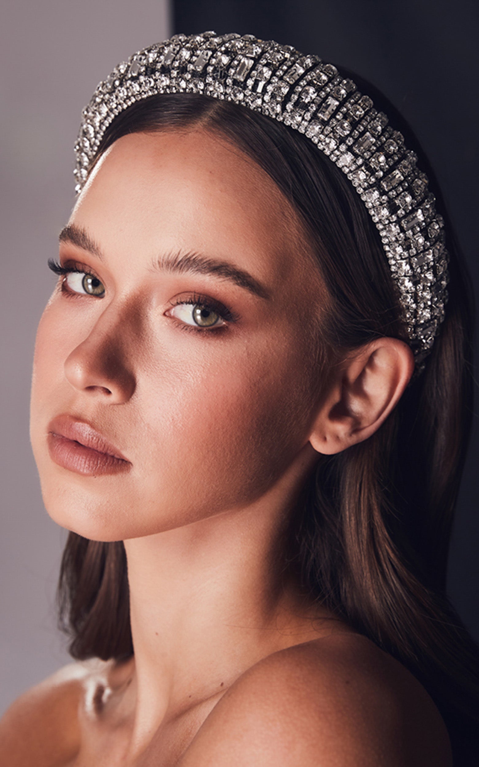 Billini x Natalie Anne - Isabelle Diamante Headband in Silver