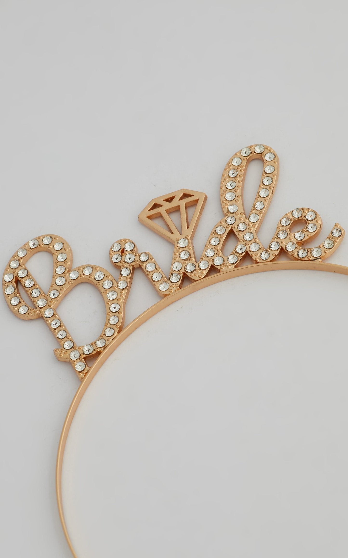 I Do Bride Crown in Gold