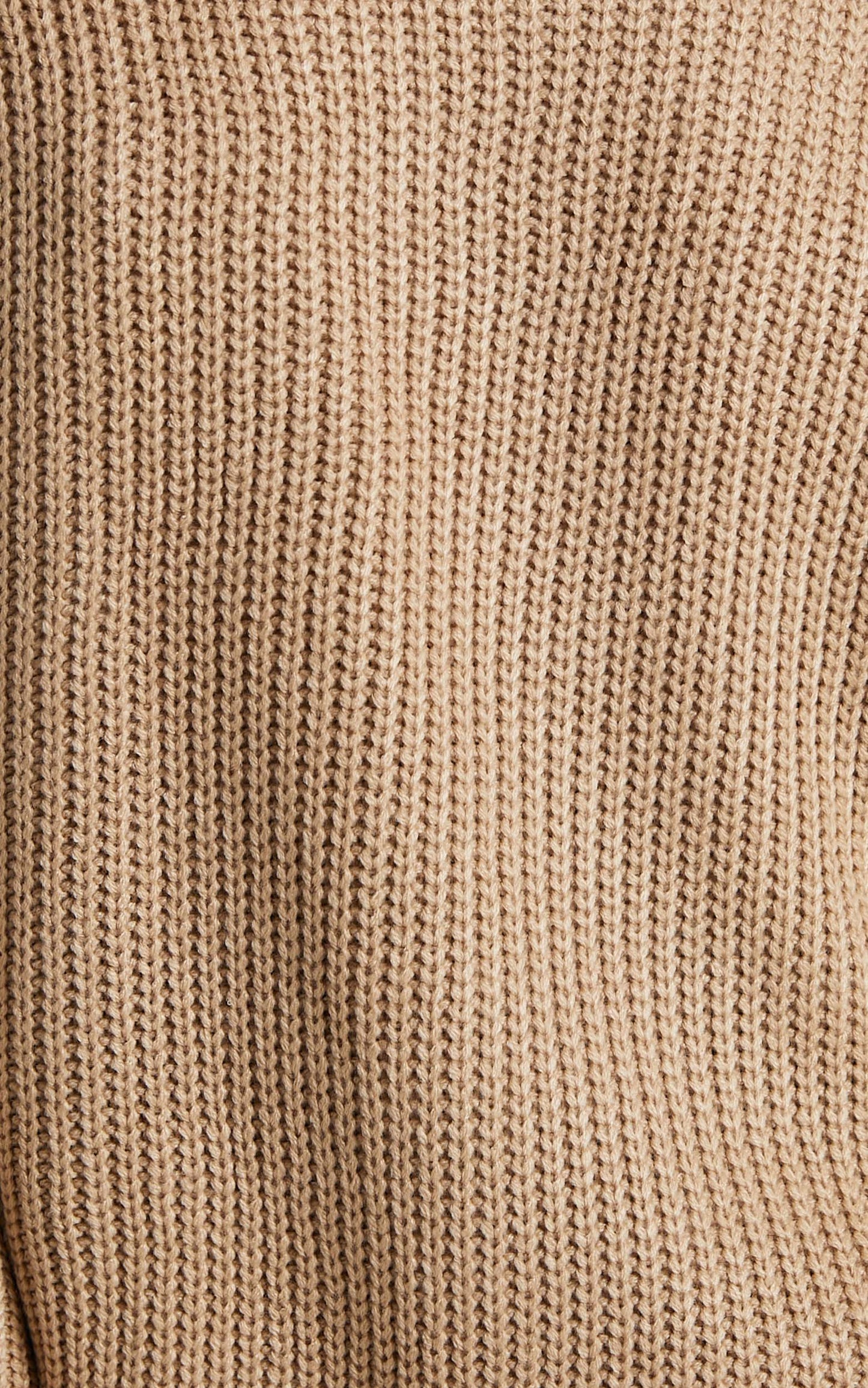 I Feel Love Oversized Knit Jumper in Mocha