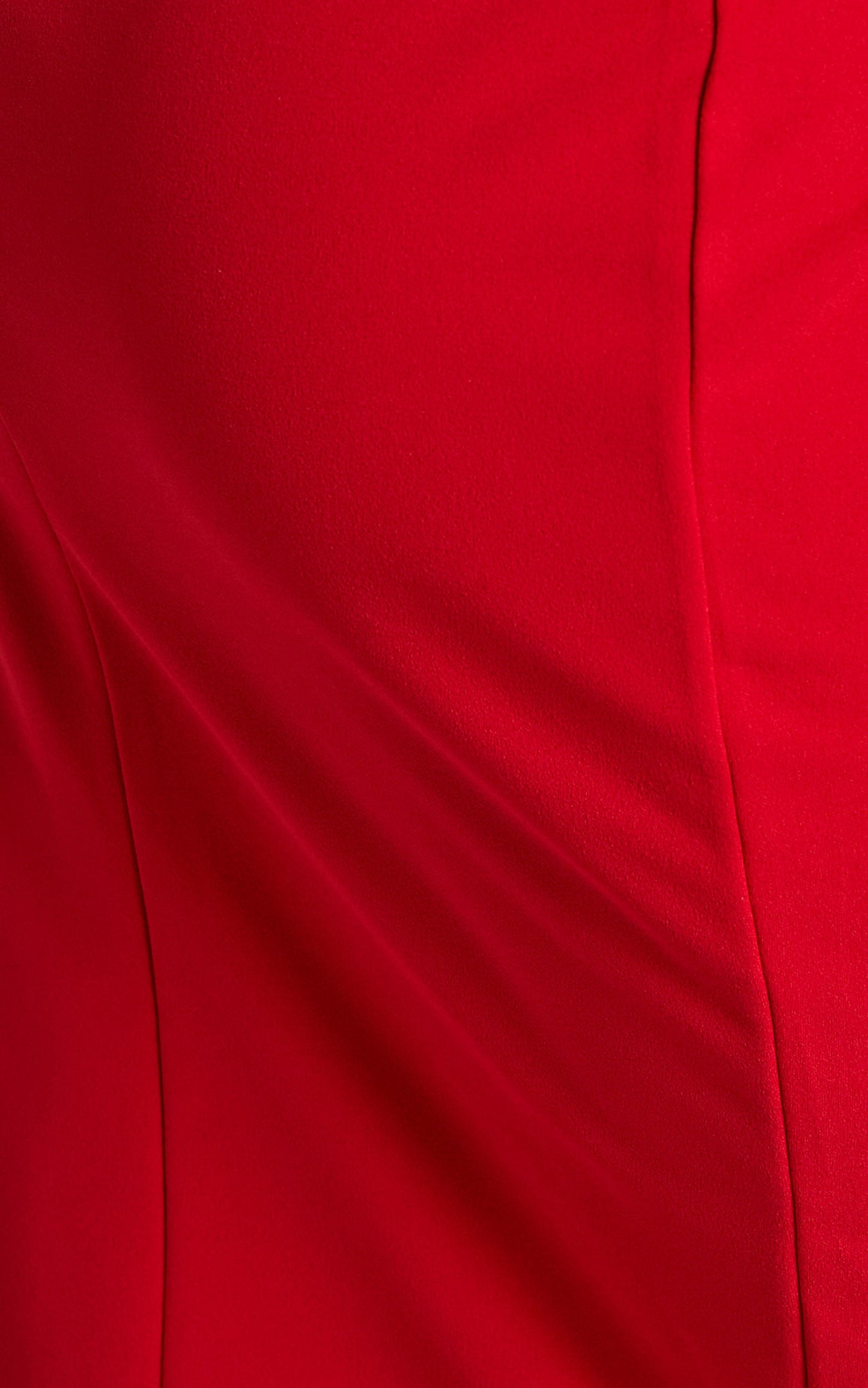 I Got A Feeling Midi Dress - One Shoulder Side Split Dress in Red