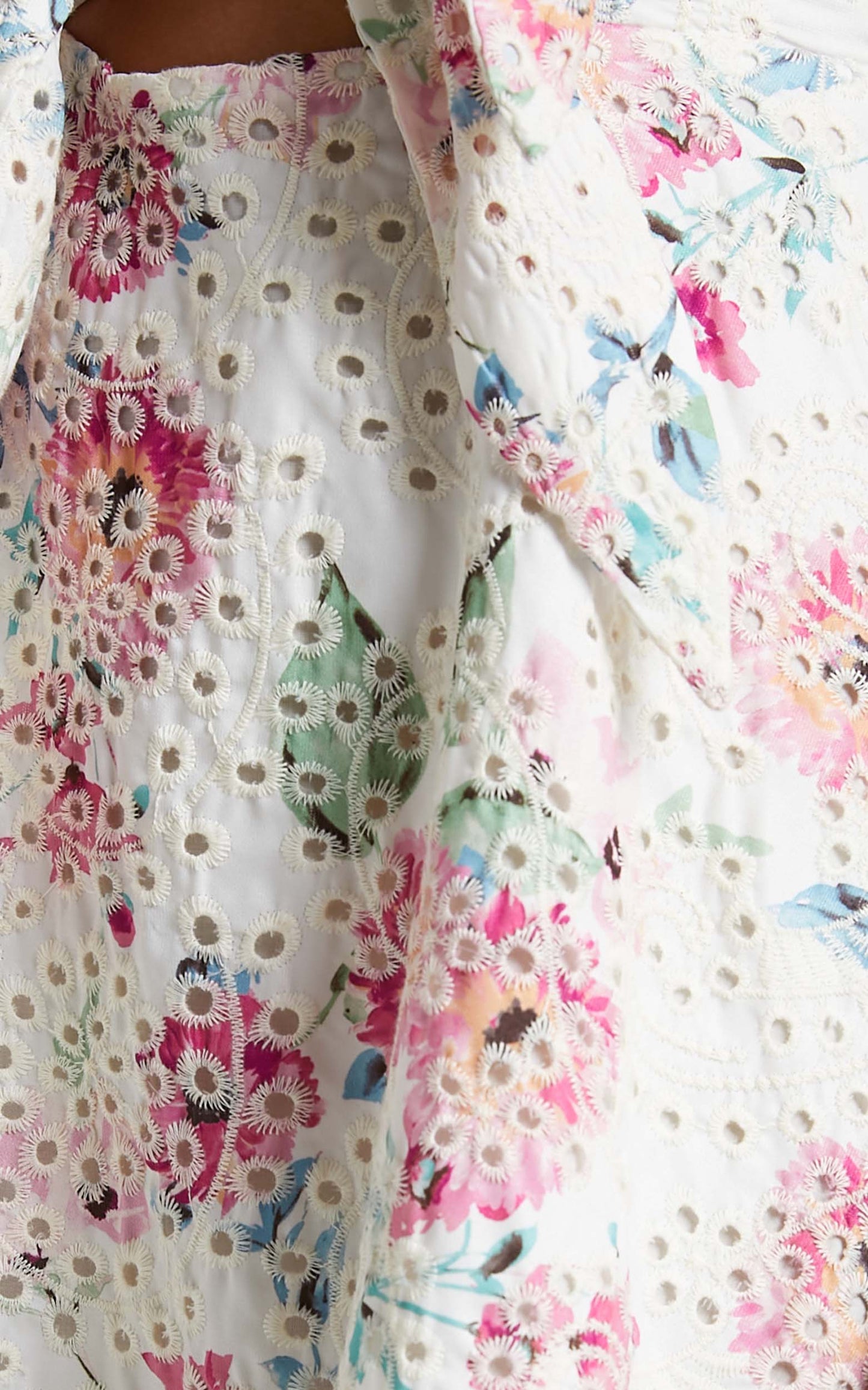 Inala Dress in White Floral