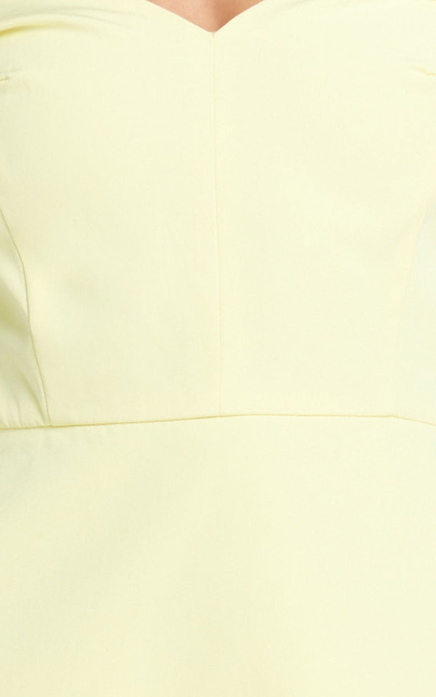 Izara Mini Dress - Off Shoulder Pleated Dress in Lemon
