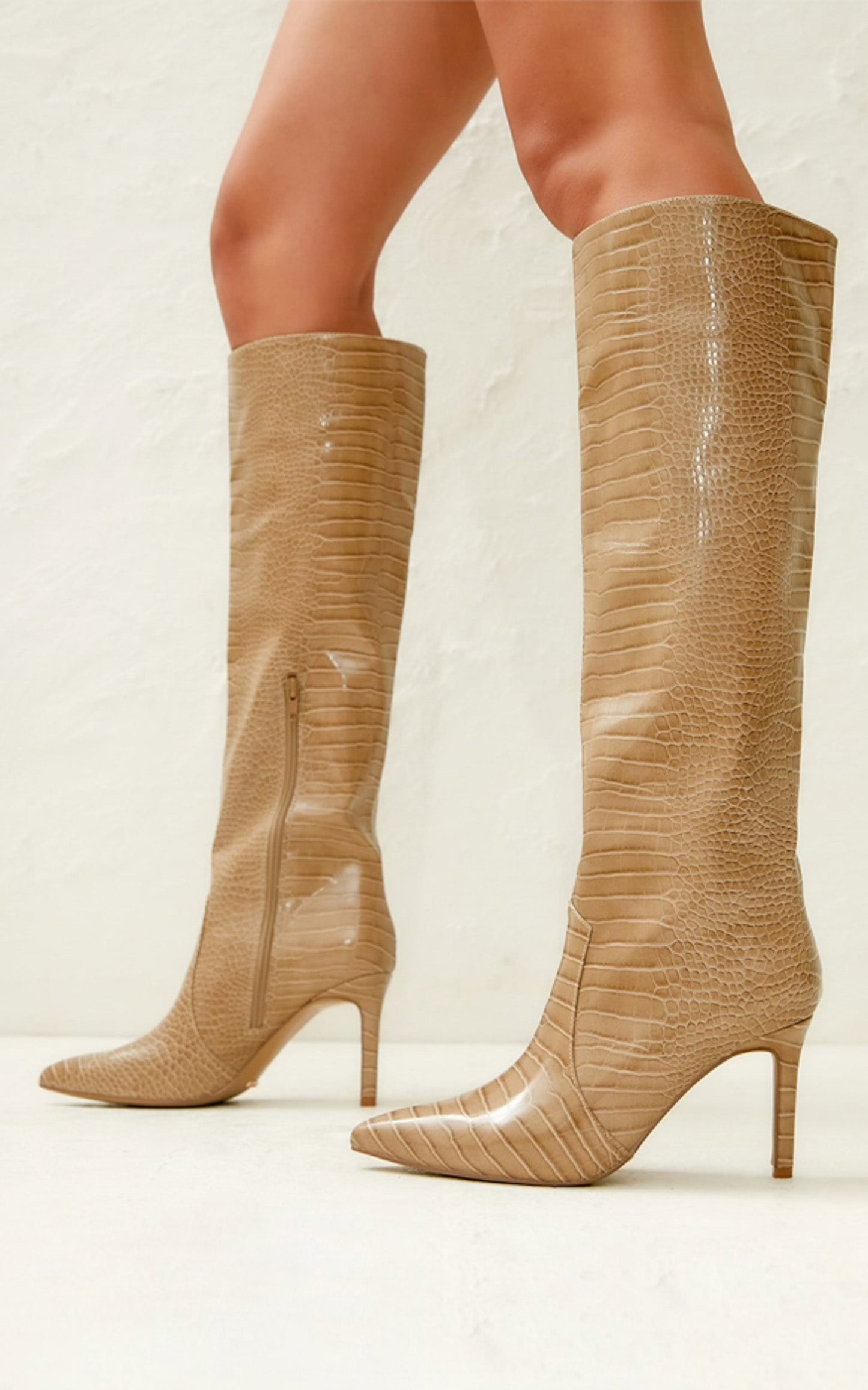 Billini - Jola Boots in Mocha Croc