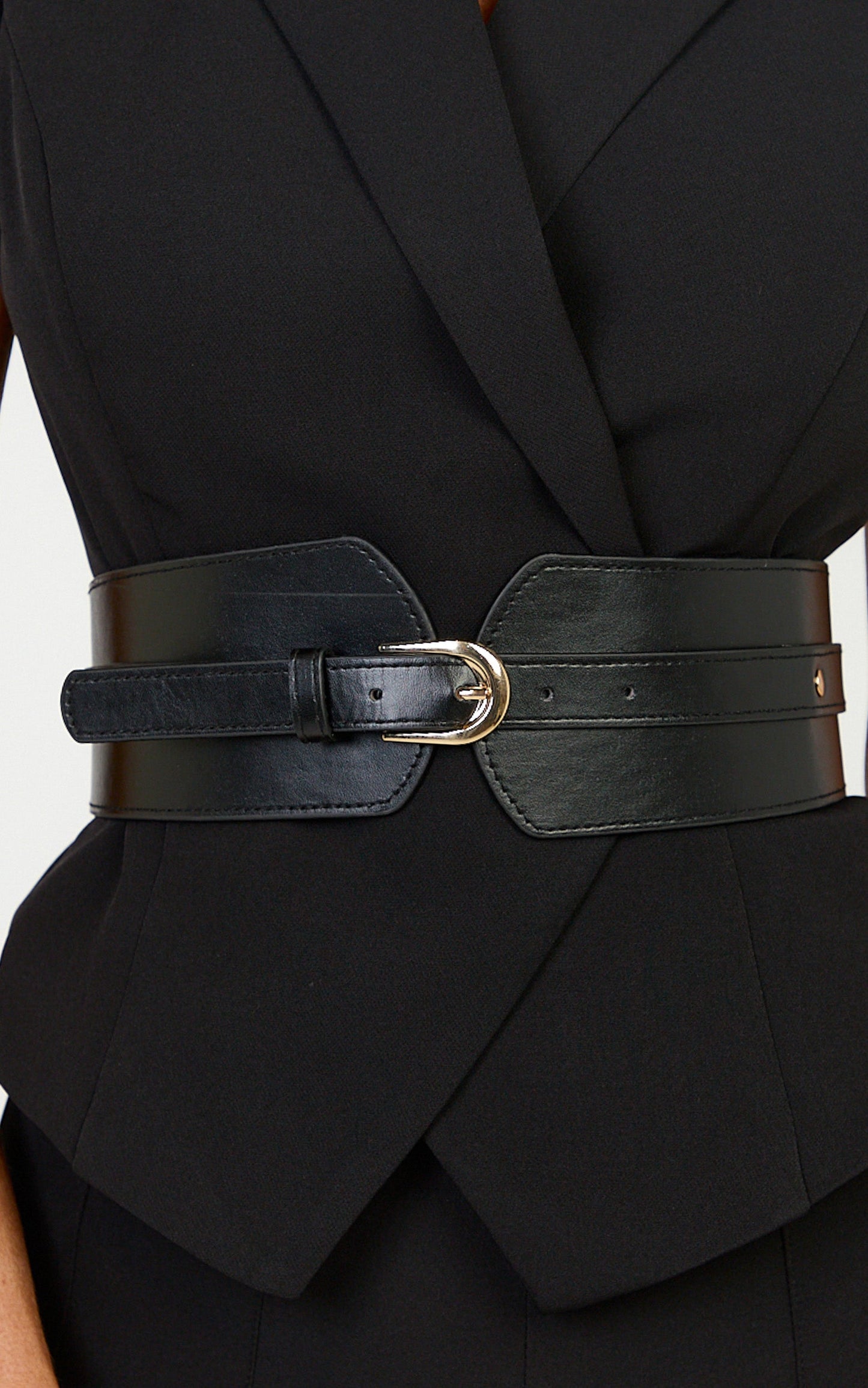 Jacqueline Belt - Corset Belt in Black