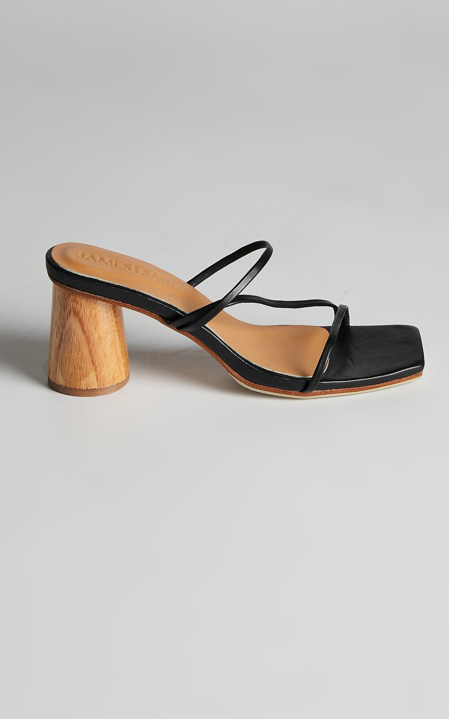 James Smith - Amore Mio Strappy Sandal in Black