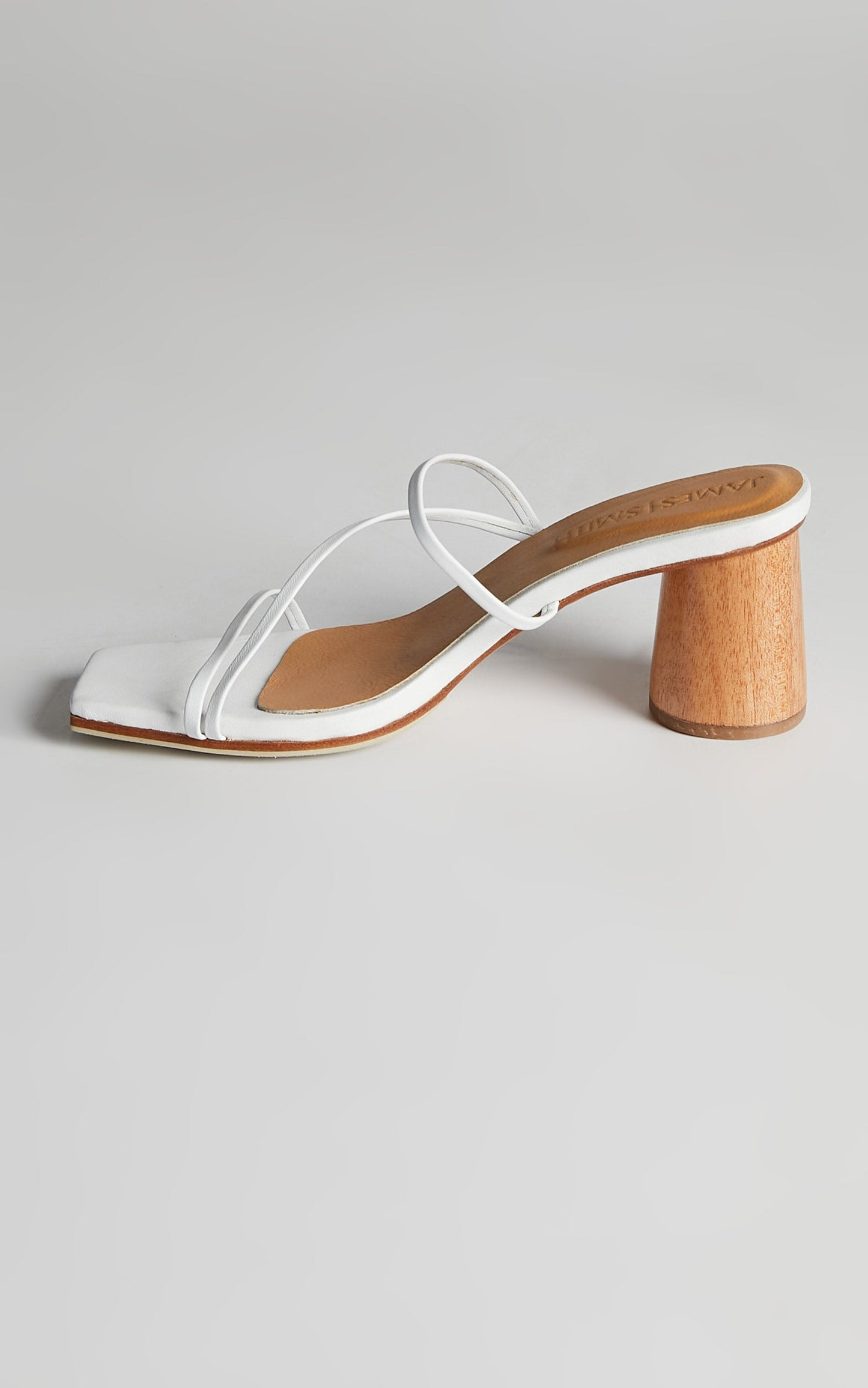 James Smith - Amore Mio Strappy Sandal in White