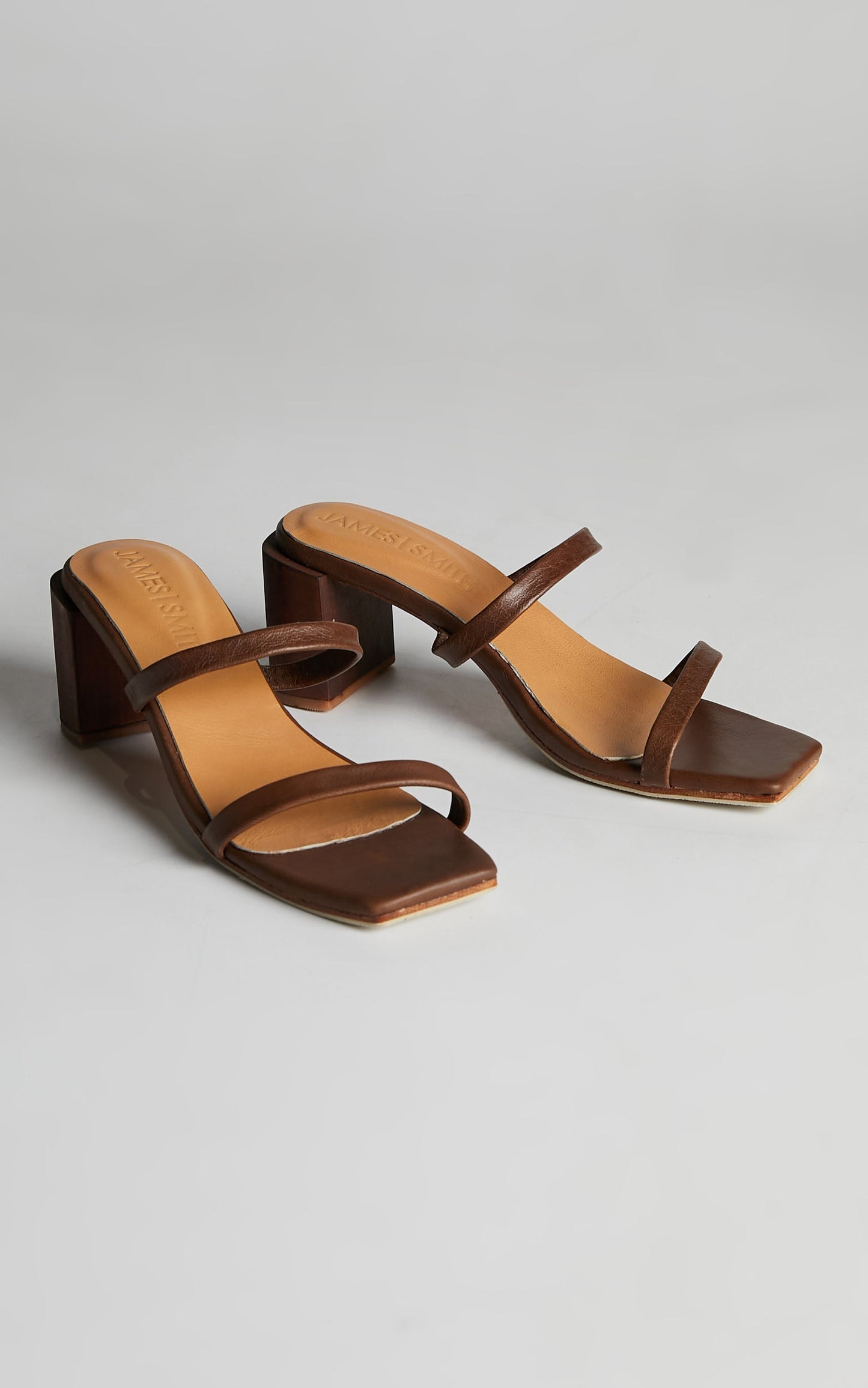 James Smith - Sirenuse Strap Sandal in Vintage Brown