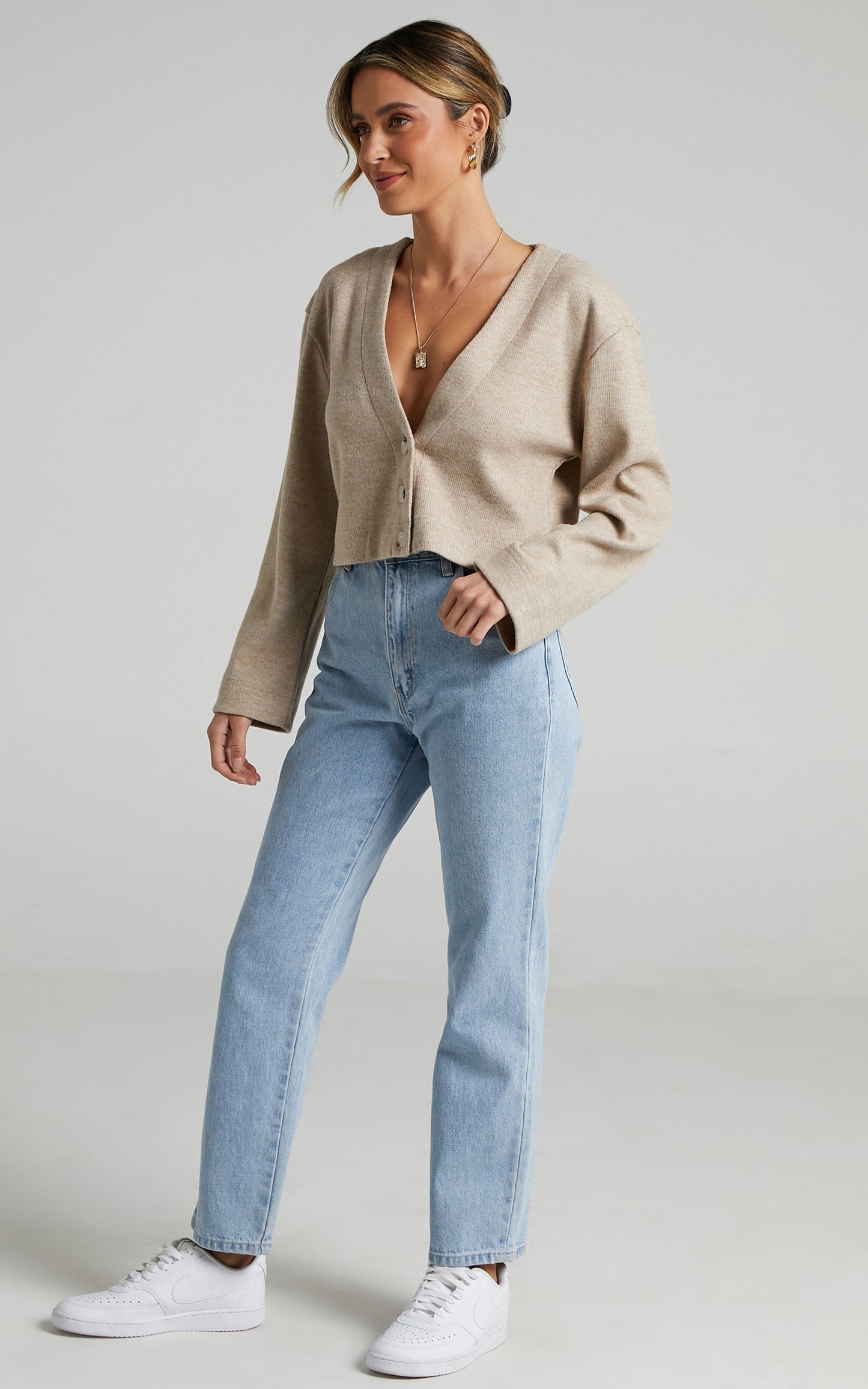 Janneth Cardigan in Mocha