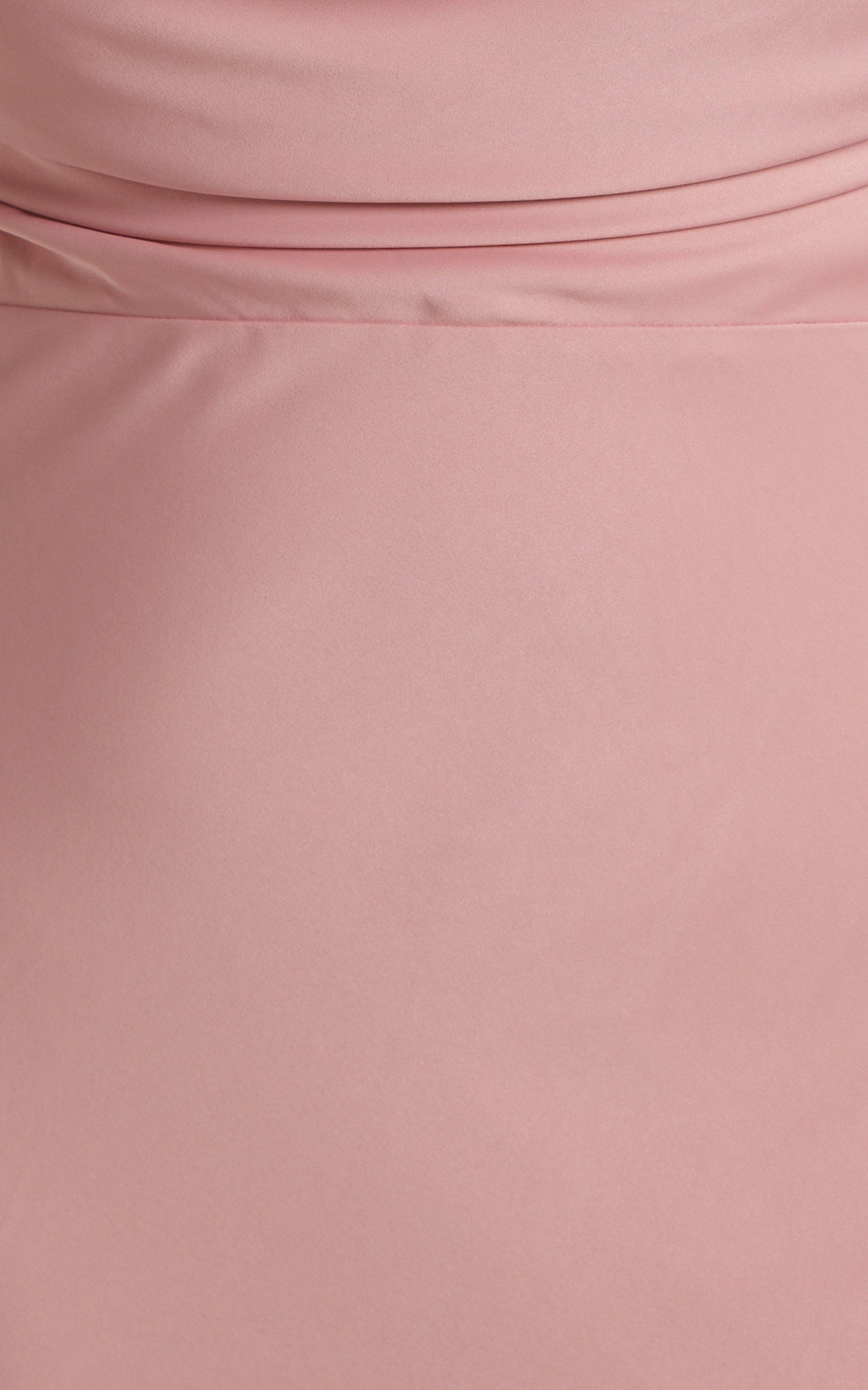 Soft Petal Midi Dress - Cowl Crossover Back Dress in Blush