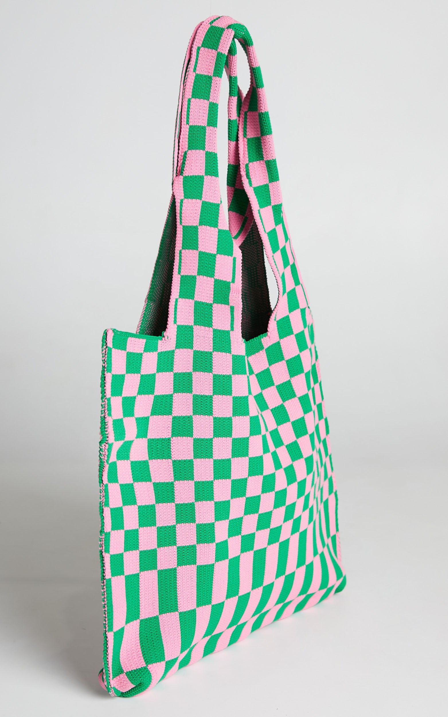 Jenni Tote Bag in Pink/Green