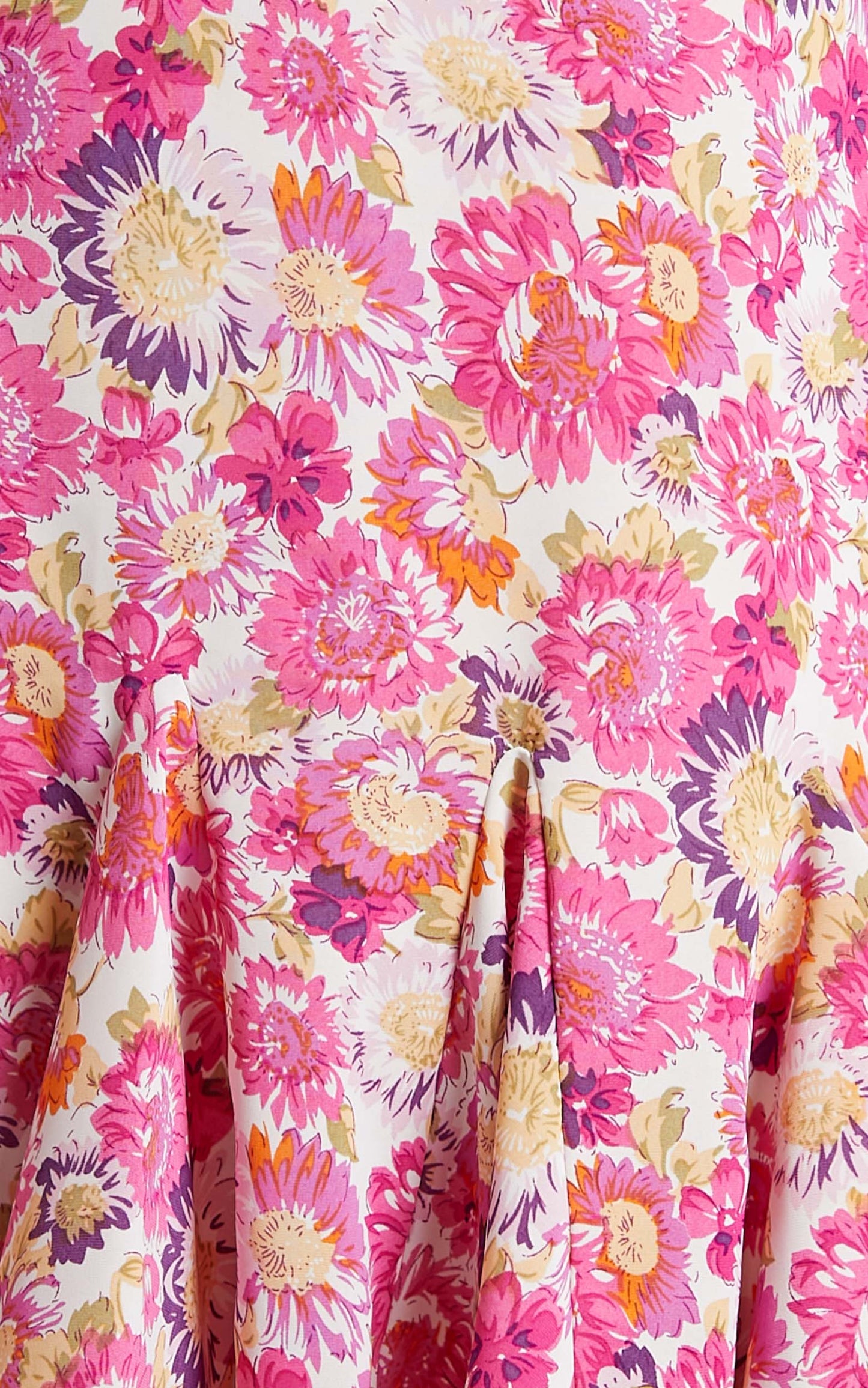 Jessinka Mini Dress - Puff Sleeve Dress in Pink Floral