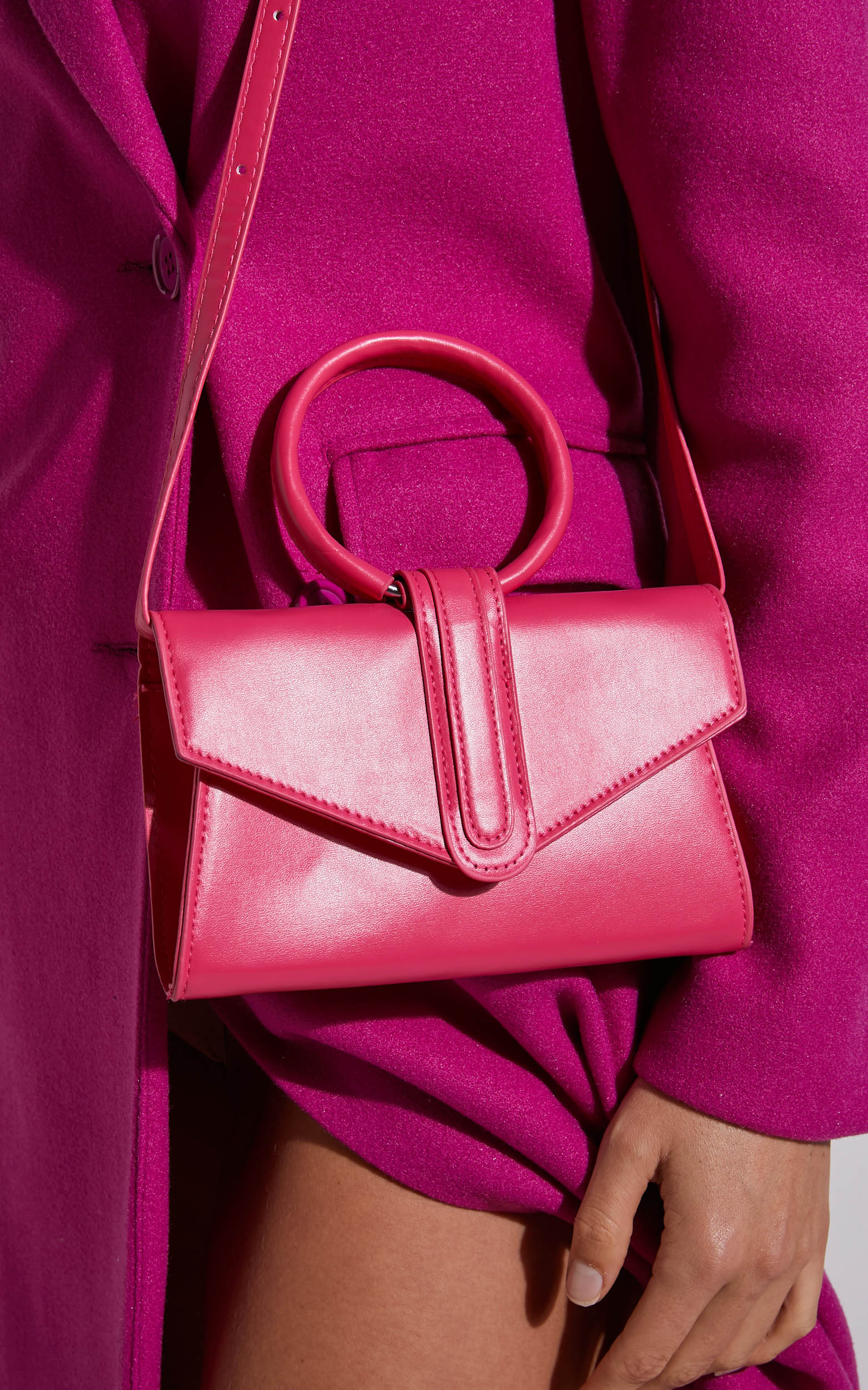 Joanie Crossbody Bag in Pink