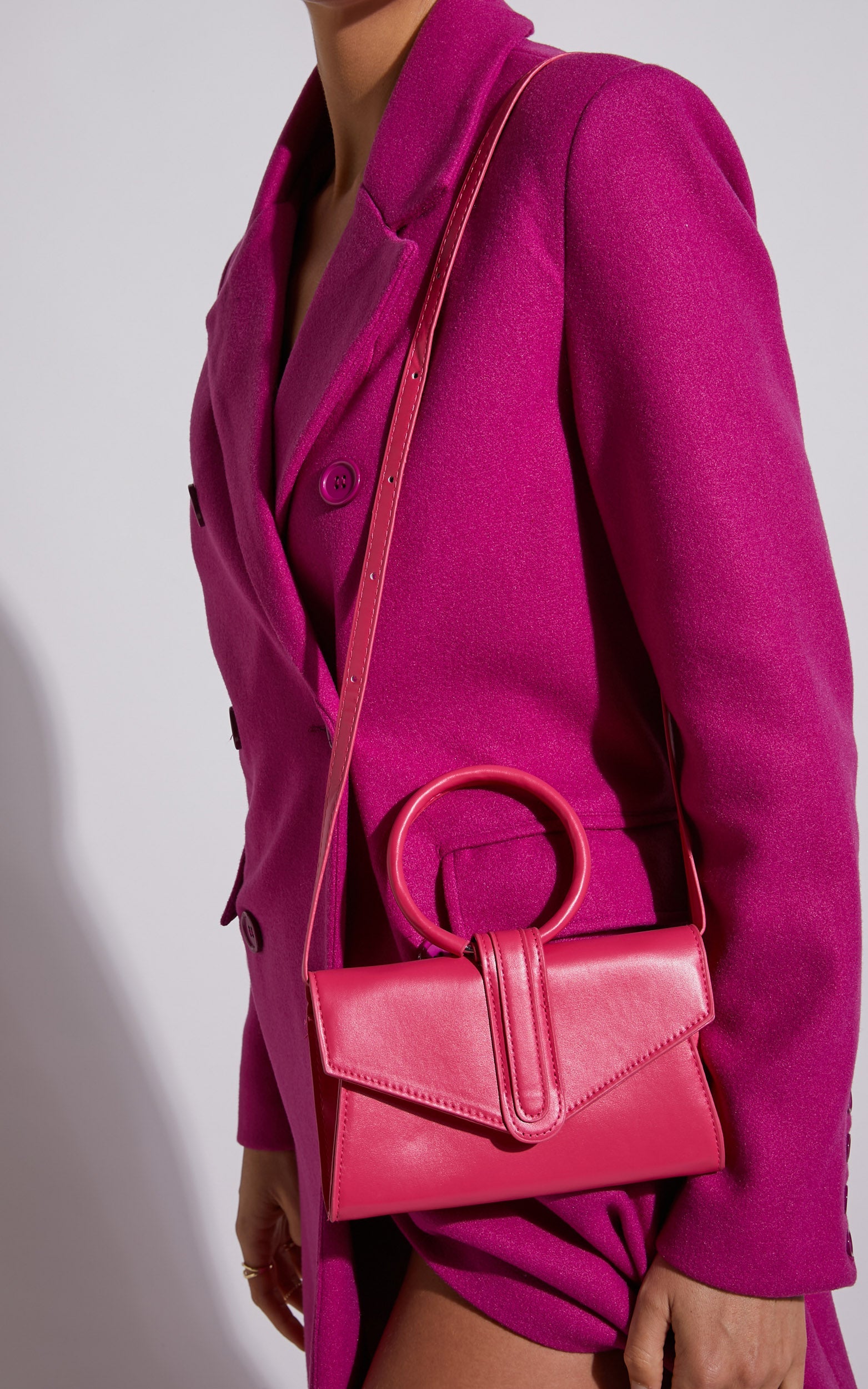 Joanie Crossbody Bag in Pink