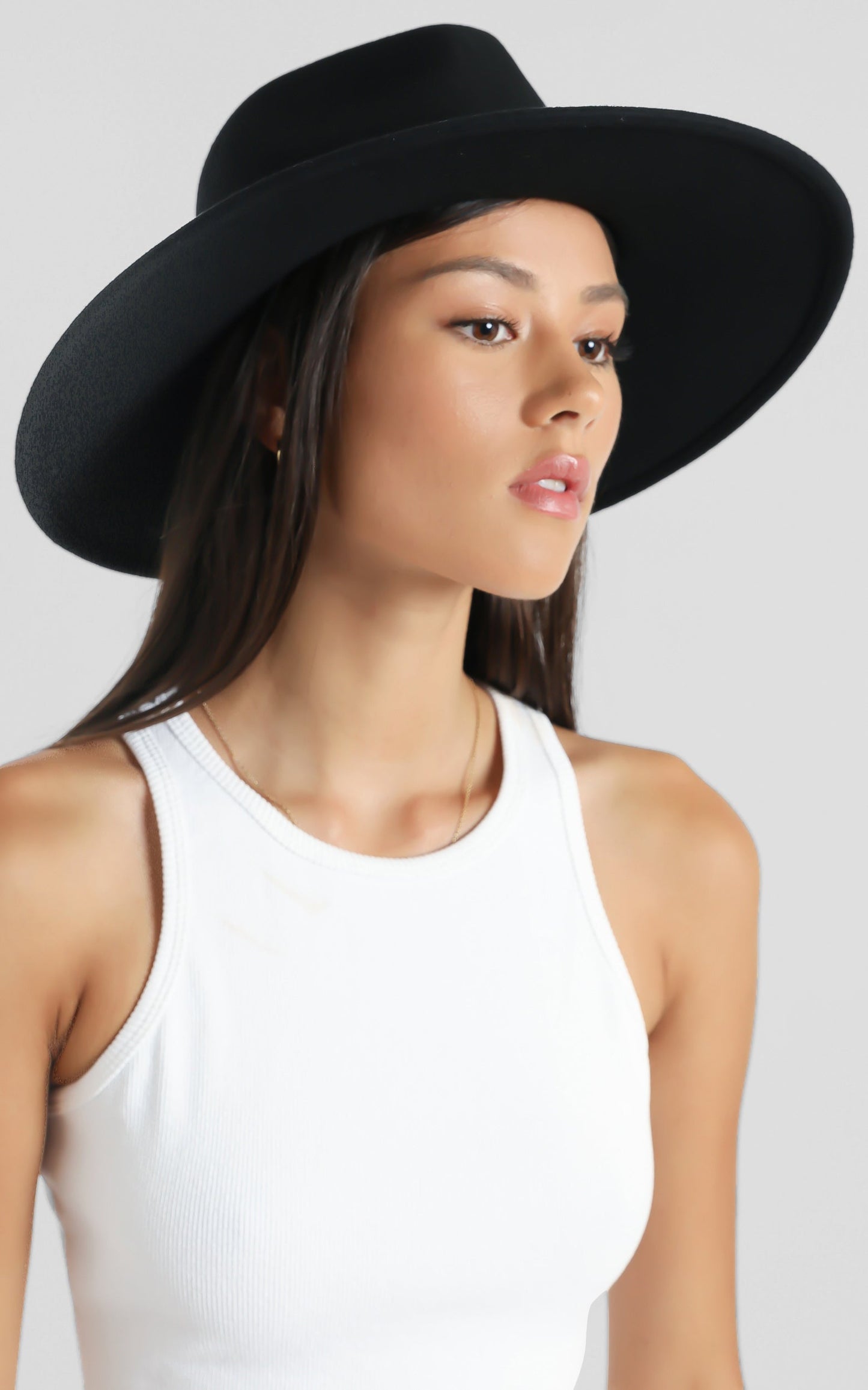 Brixton - Joanna Felt Hat in Black