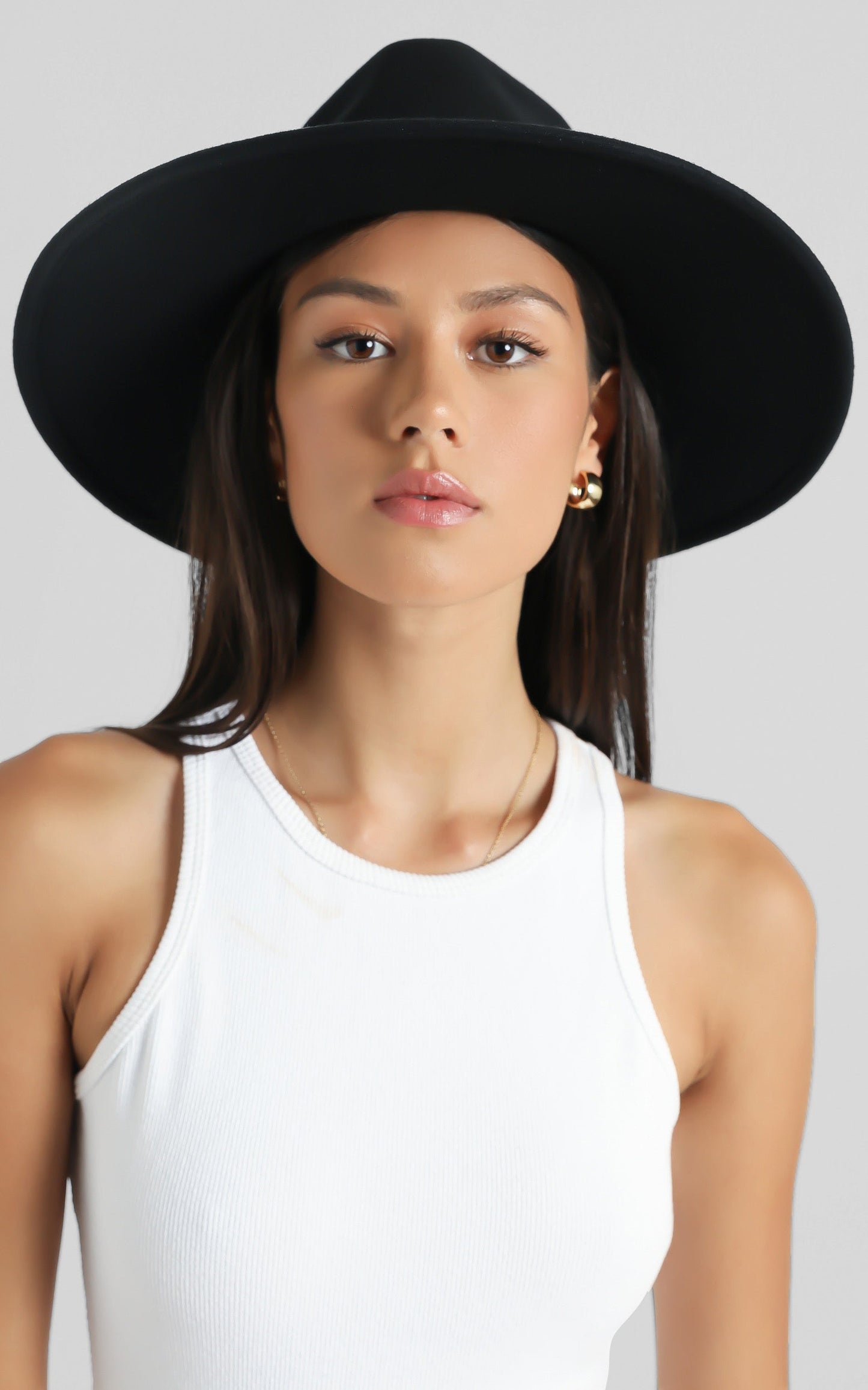 Brixton - Joanna Felt Hat in Black