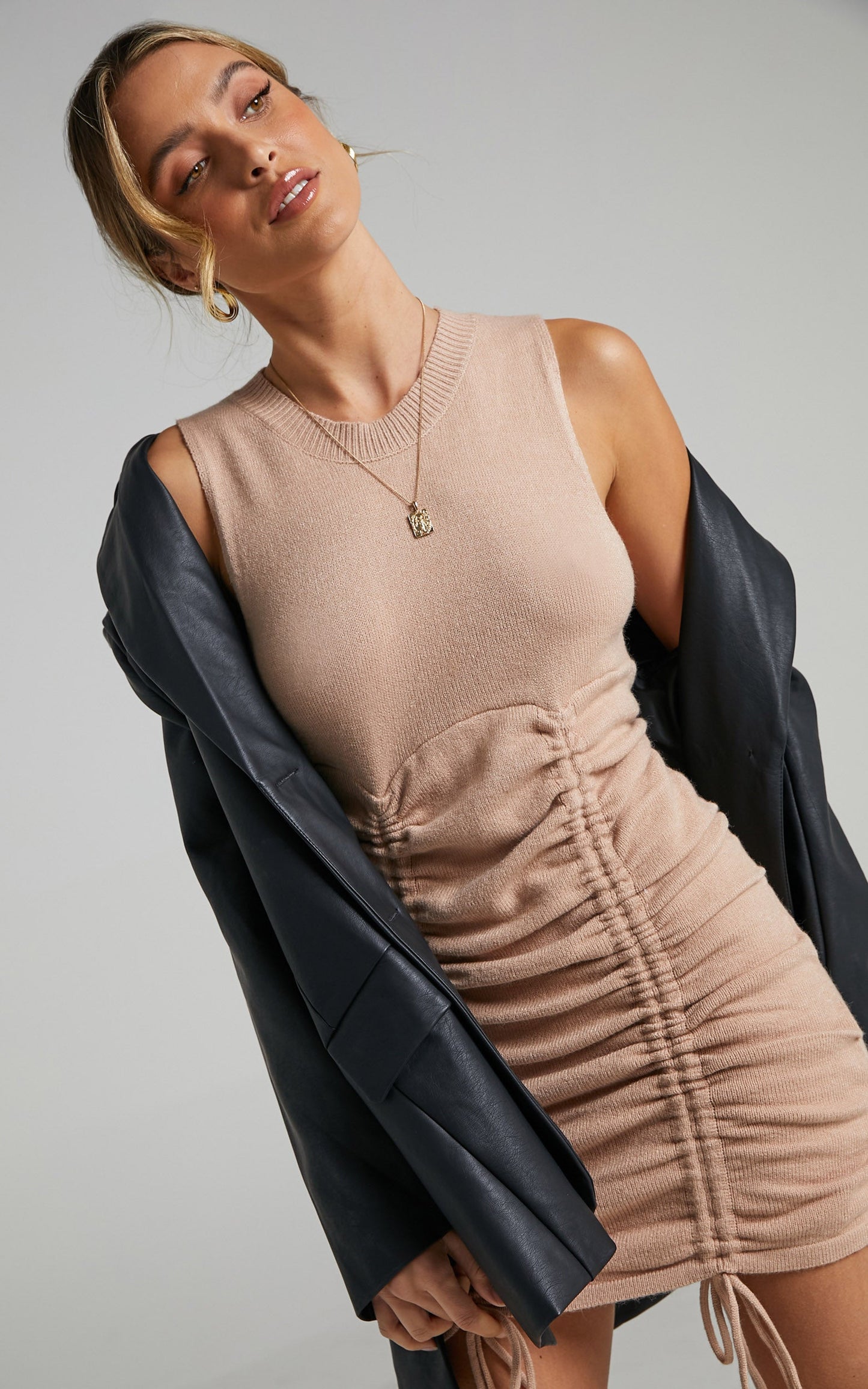 Jody Dress in Tan