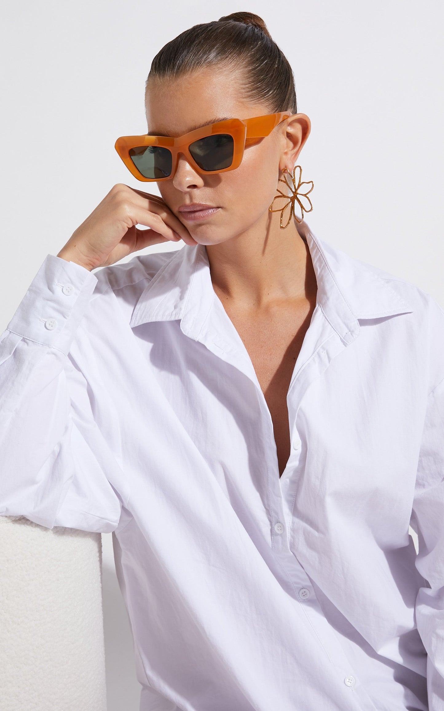 Joelletta Sunglasses in Orange