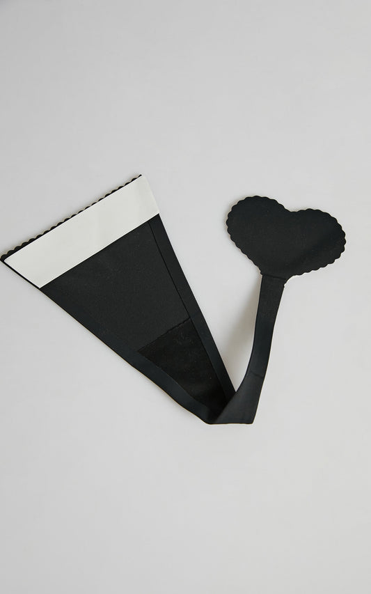 Joonie Stick on G-String in Black
