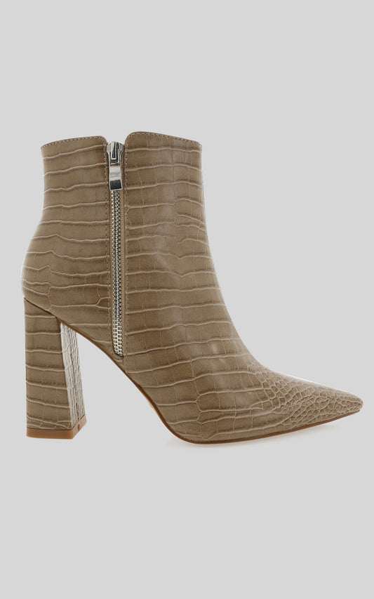 Billini - Kaylie Boots in Mocha Croc