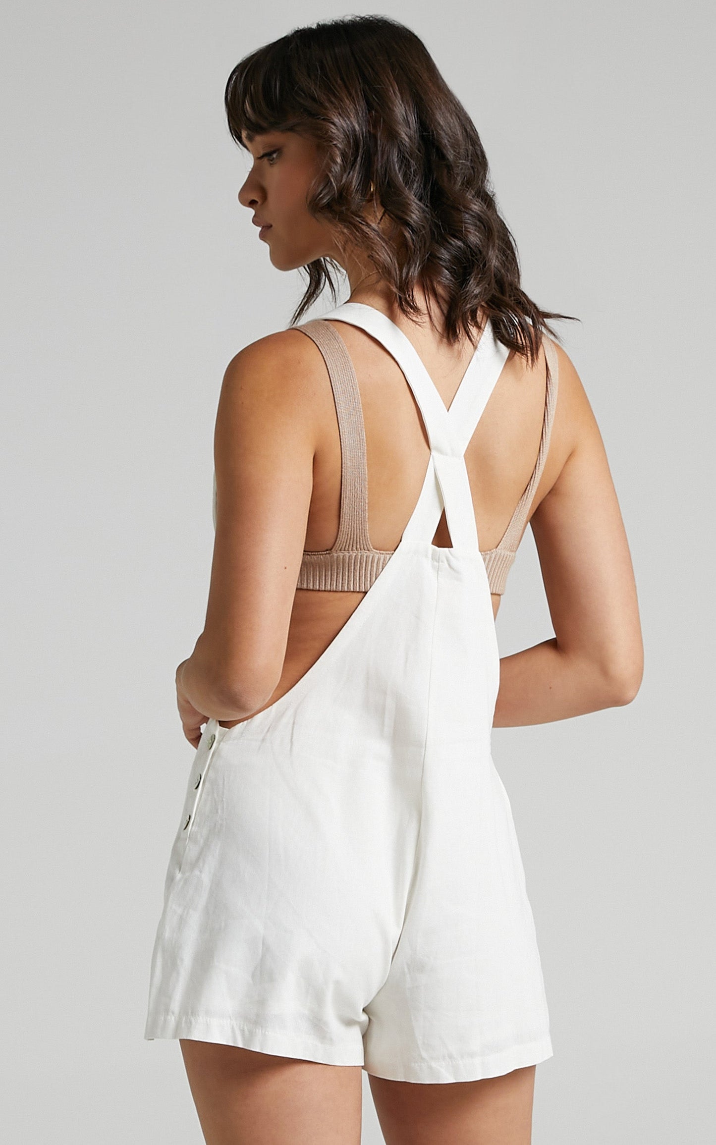 Kailua Playsuit in White
