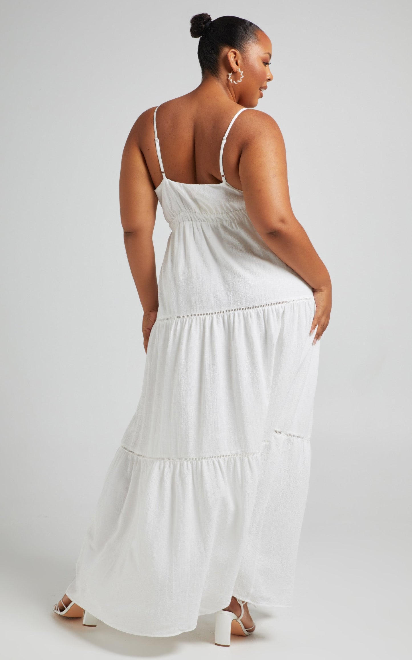 Alexandrina  Maxi Dress in White