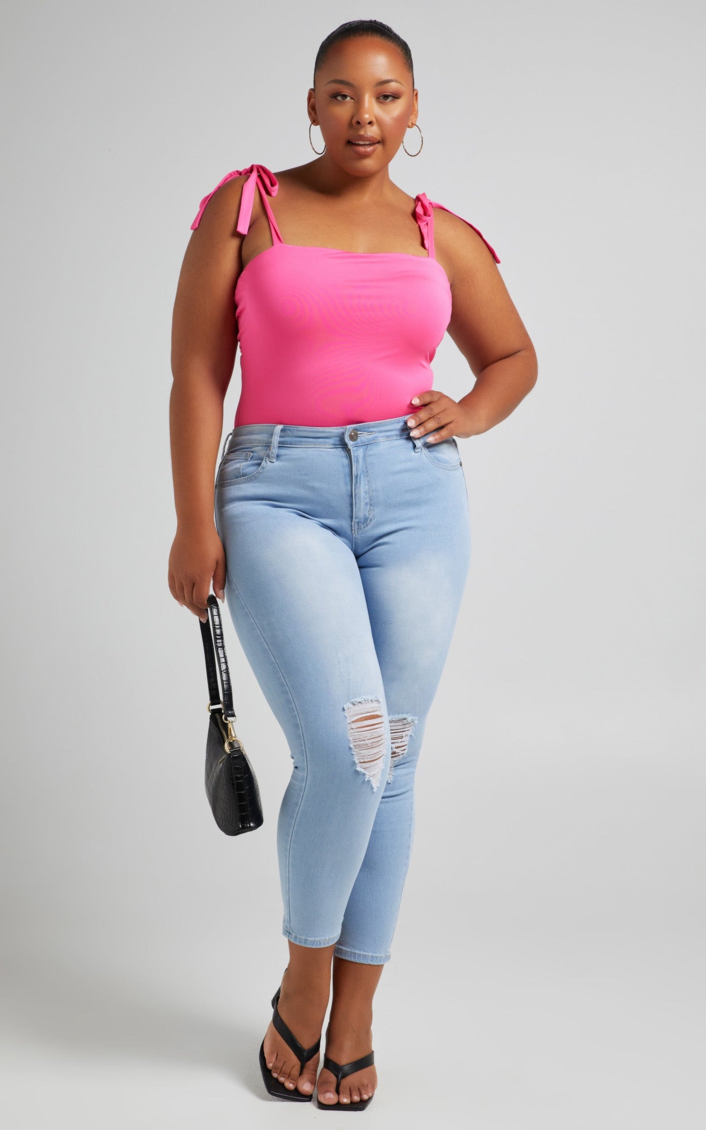 Brooke Skinny Jeans in Light Wash Denim