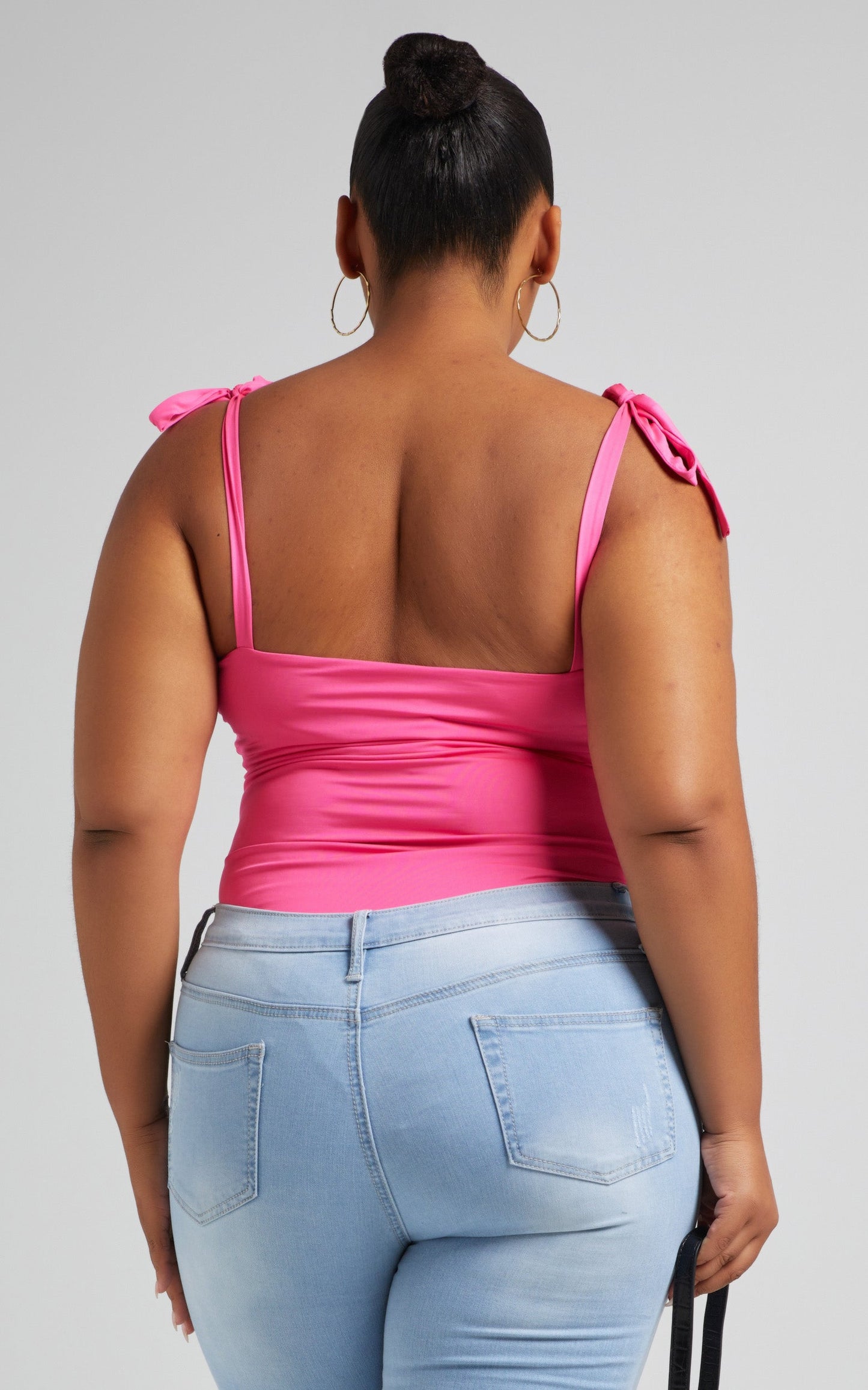 Crave Me Bodysuit in Hot Pink