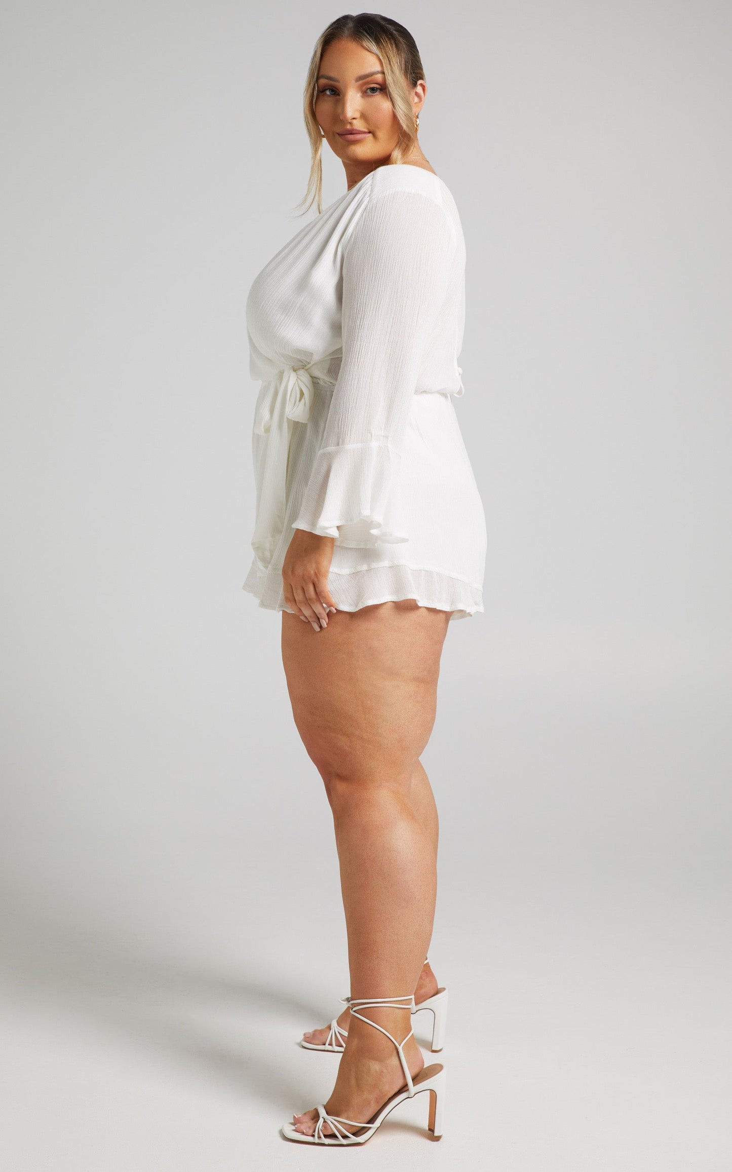 Sunday Breeze Playsuit in White