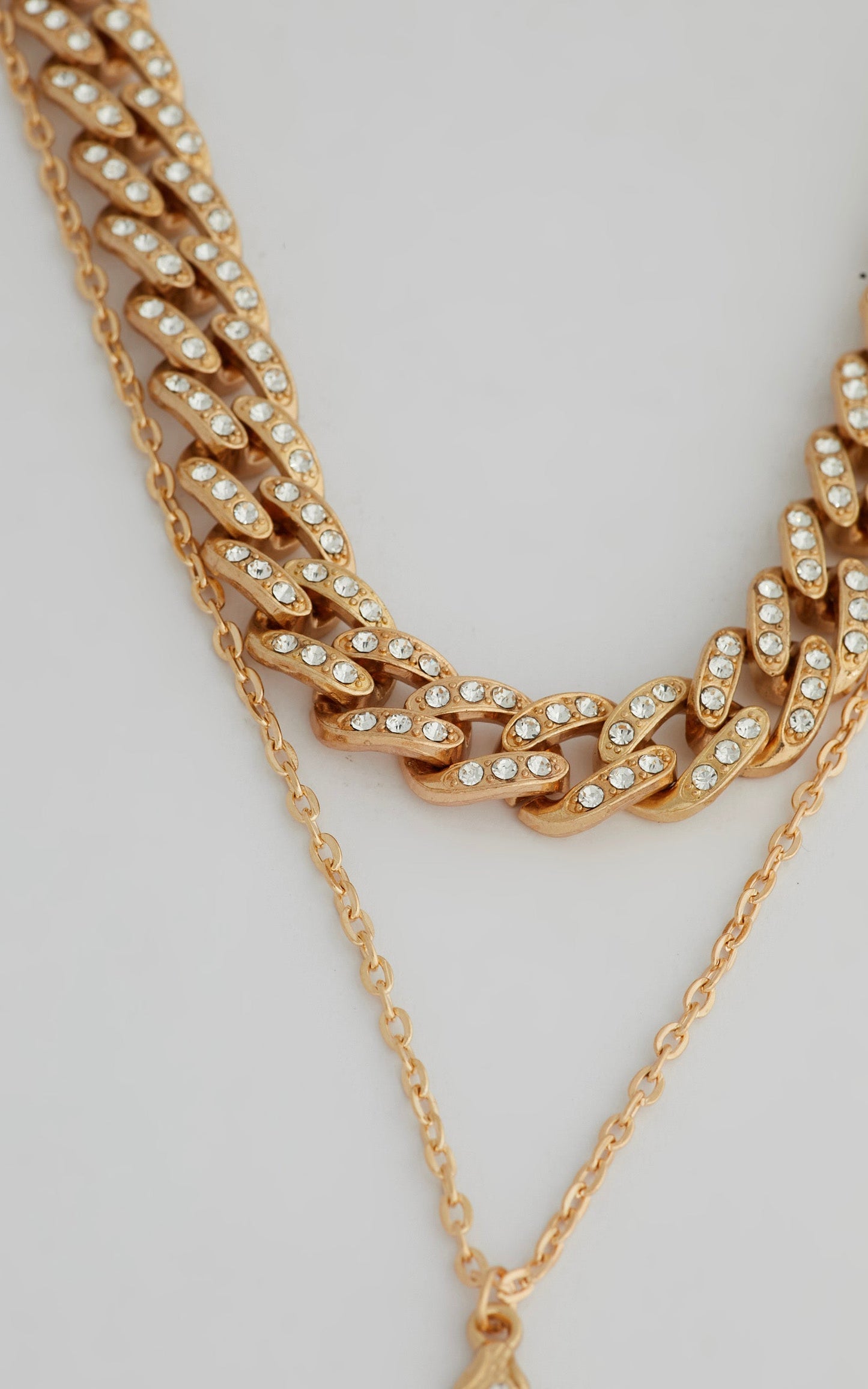 Karmelita Layered Necklace in Gold