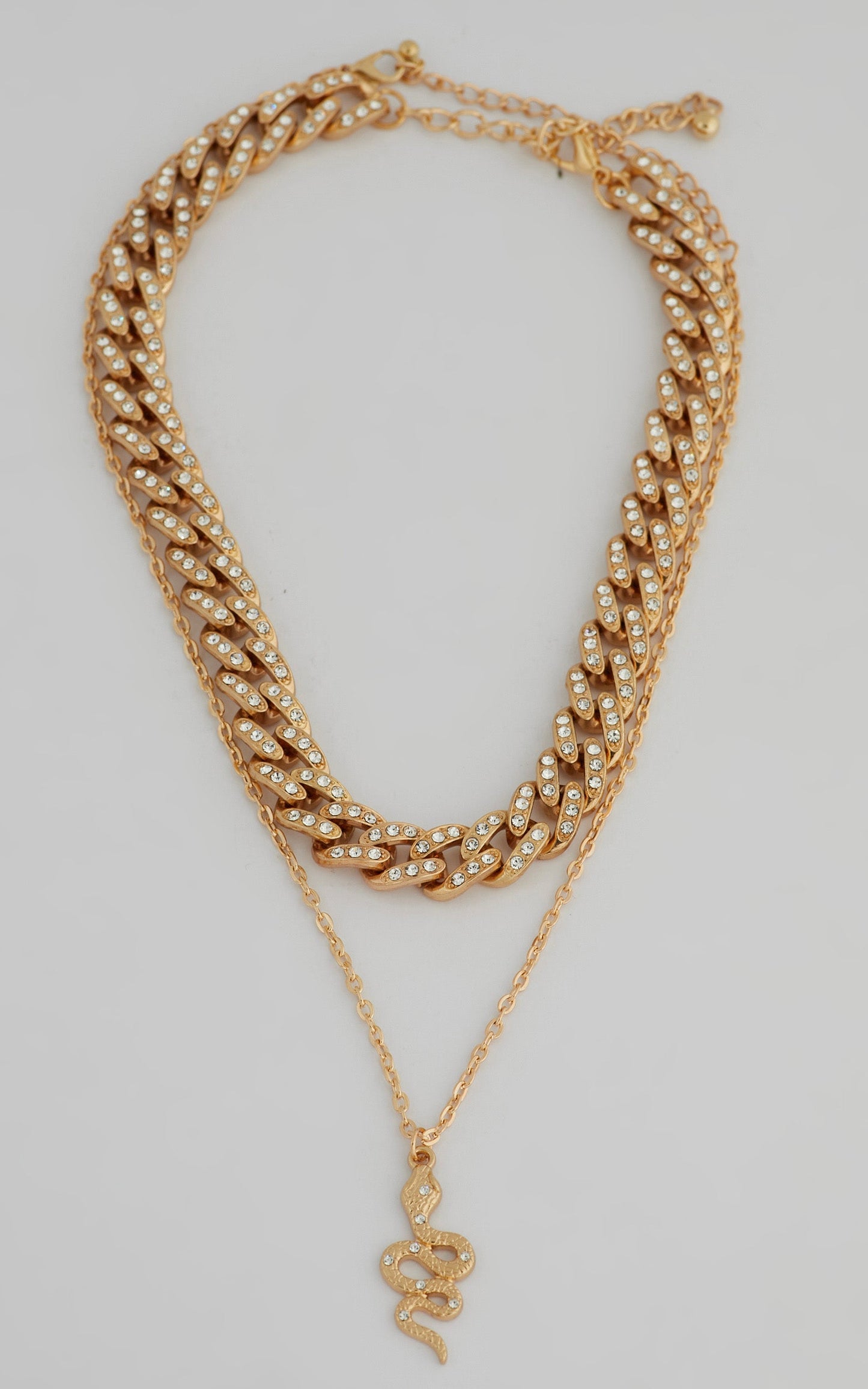 Karmelita Layered Necklace in Gold