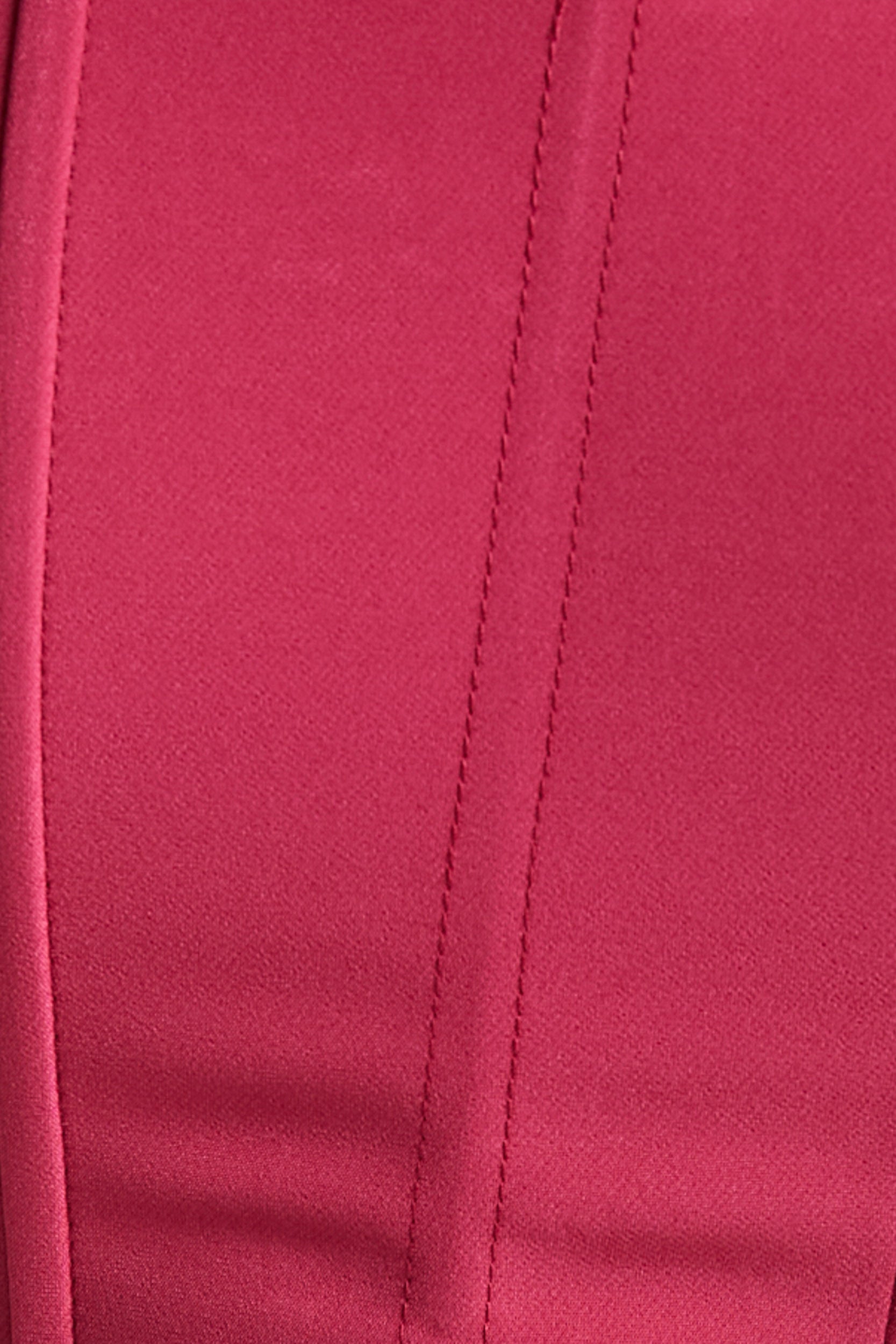 Katirina Top - Strapless Corset Bustier Top in Hot Pink