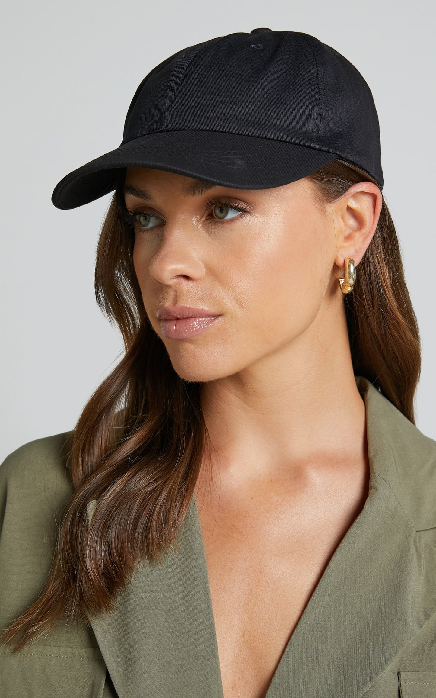 Kehlani Plain Cap in Black