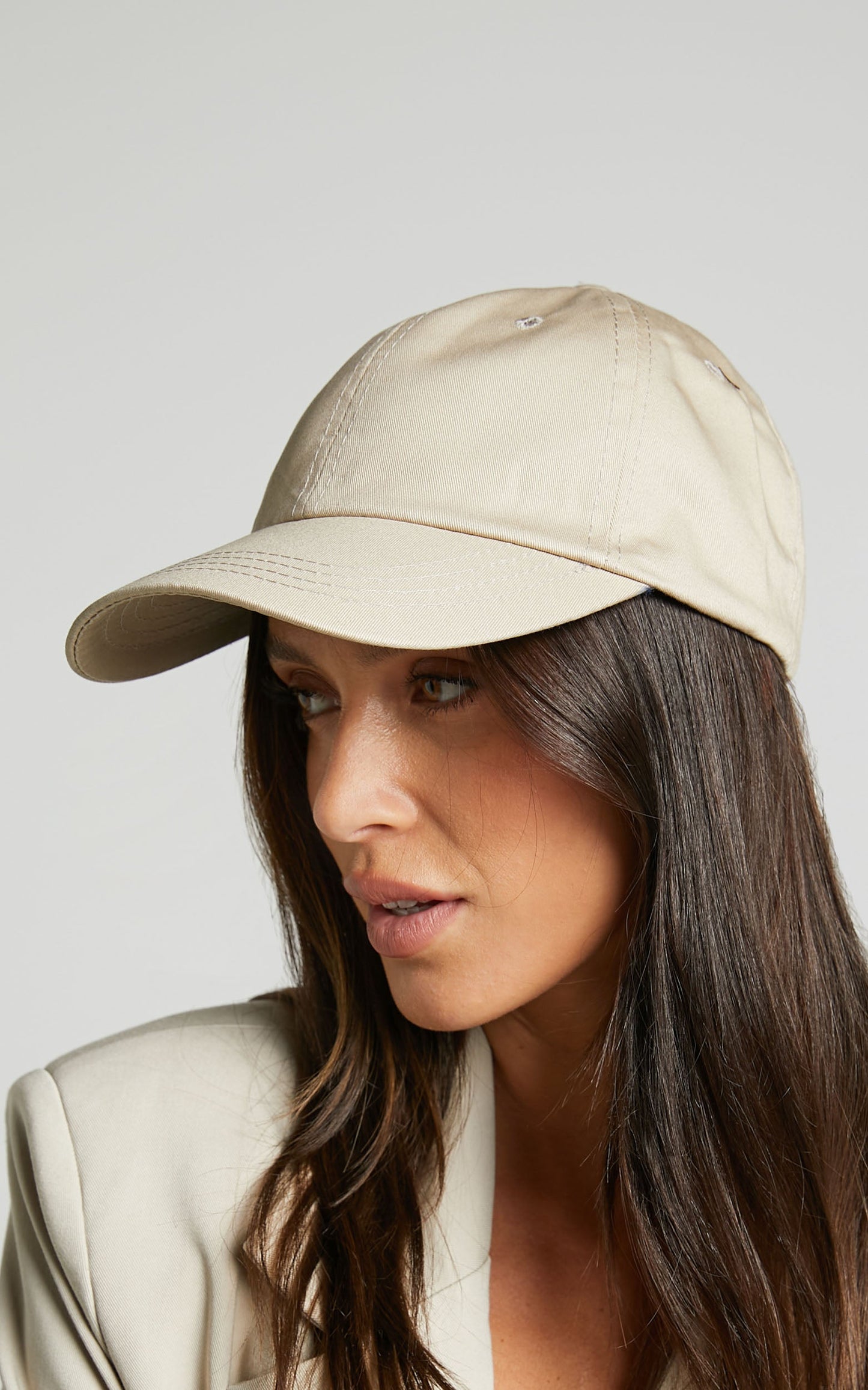 Kehlani Plain Cap in Cream