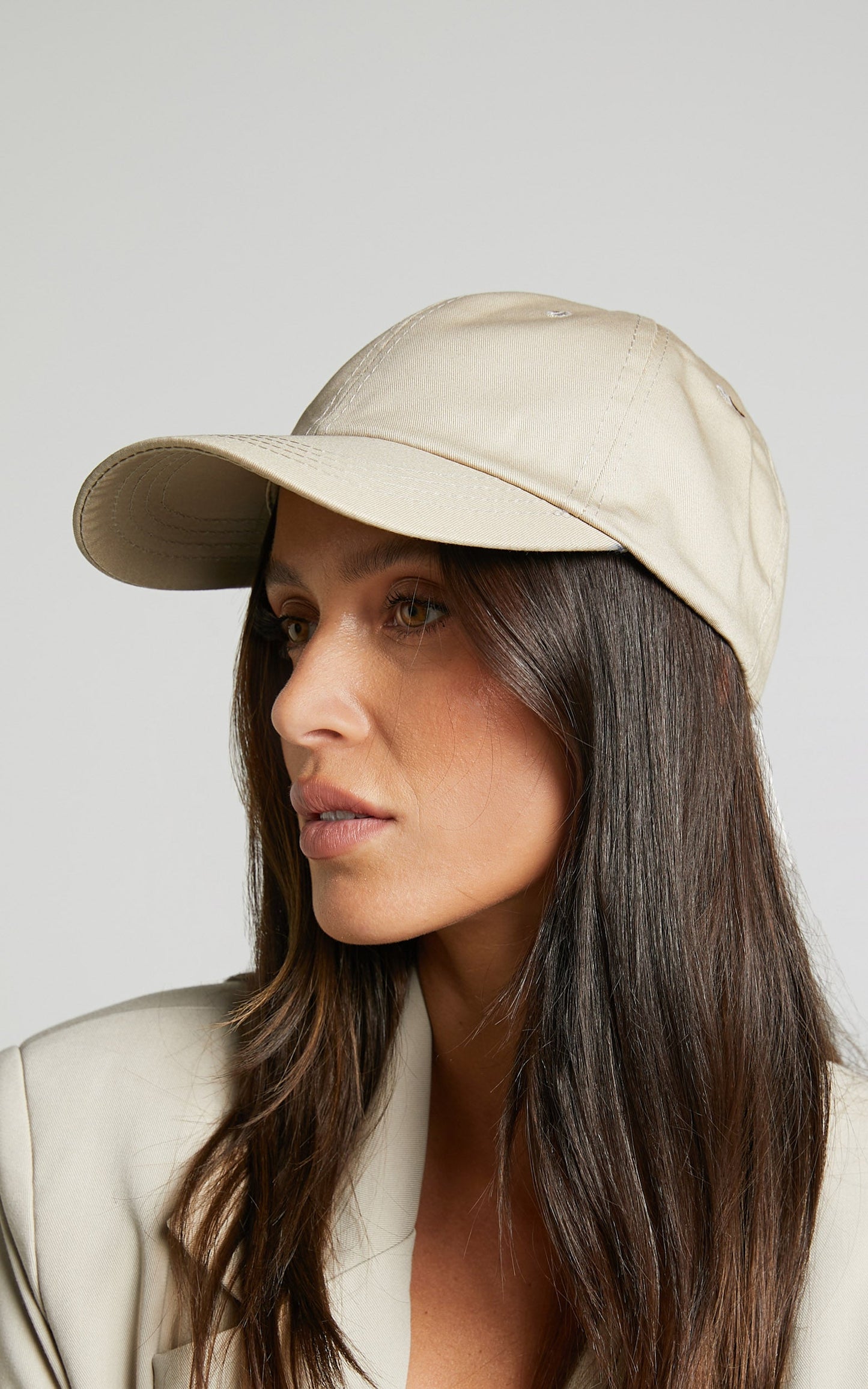 Kehlani Plain Cap in Cream