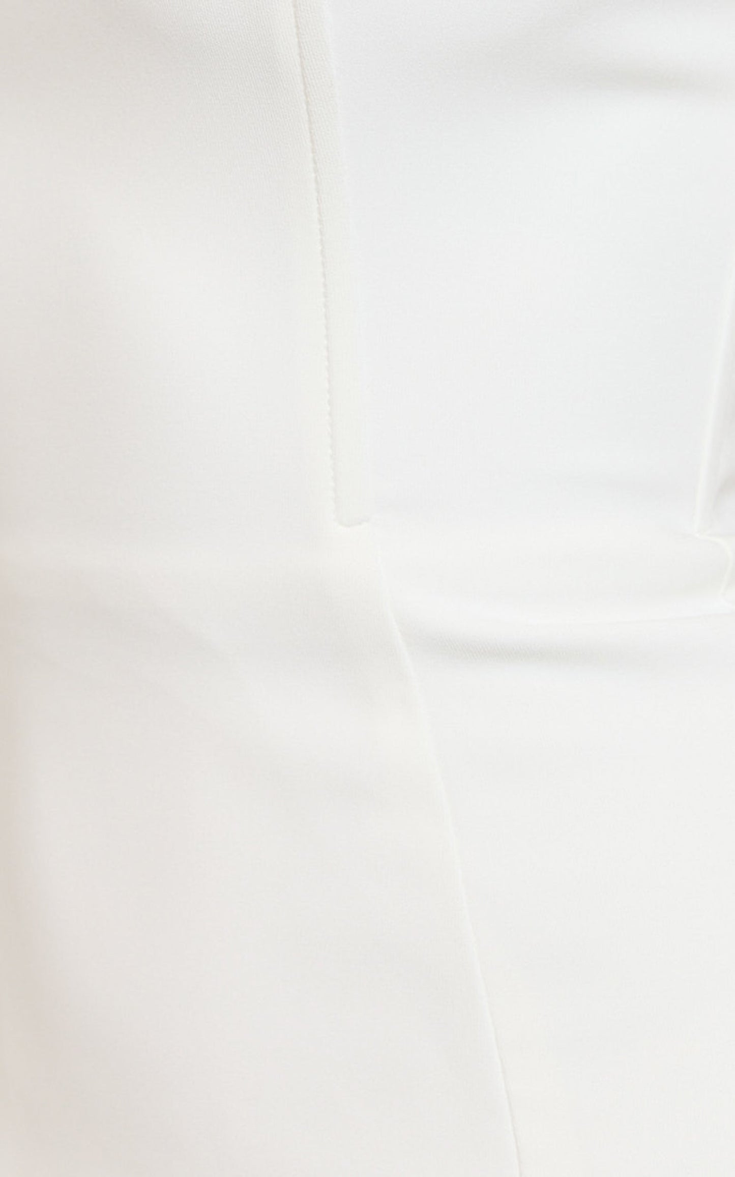 Keyla Maxi Dress - Strapless Contrast Skirt Dress in Ivory