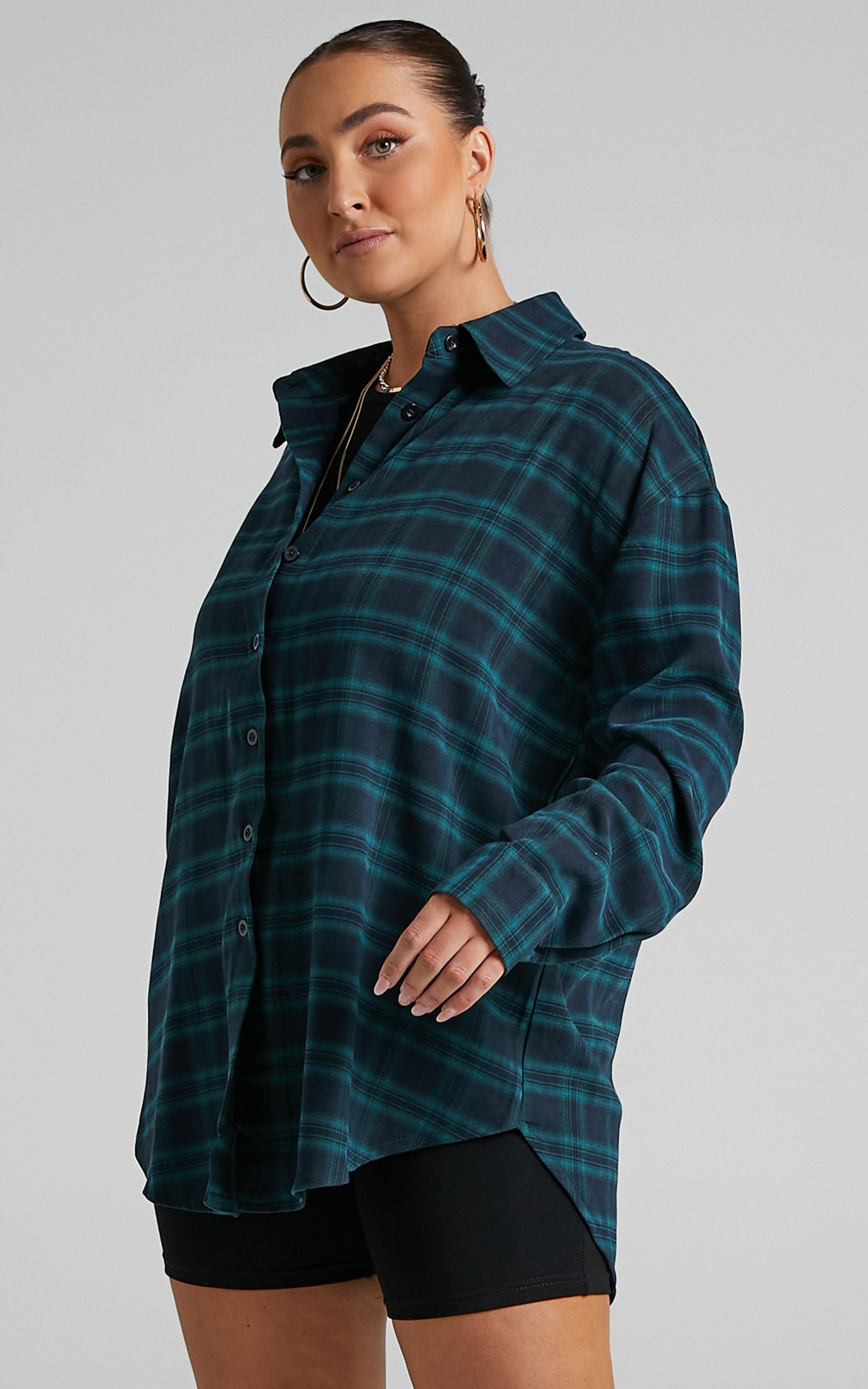 Khleo Shirt in Emerald Check