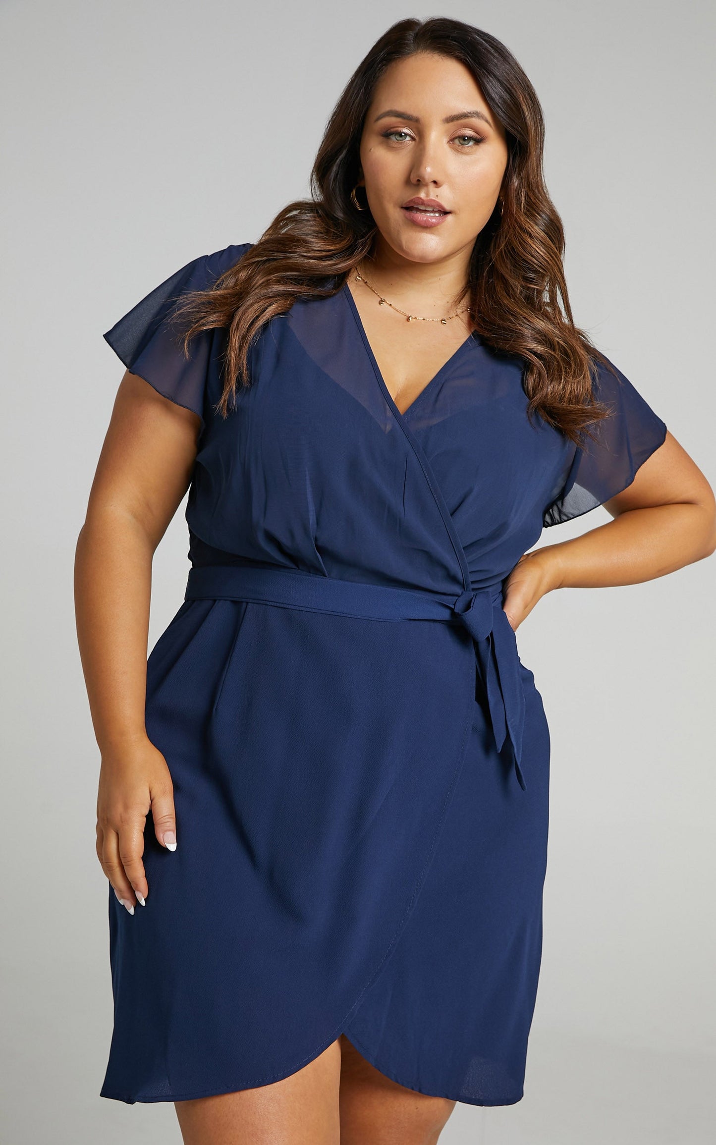 Kicking Goals Dress in Navy