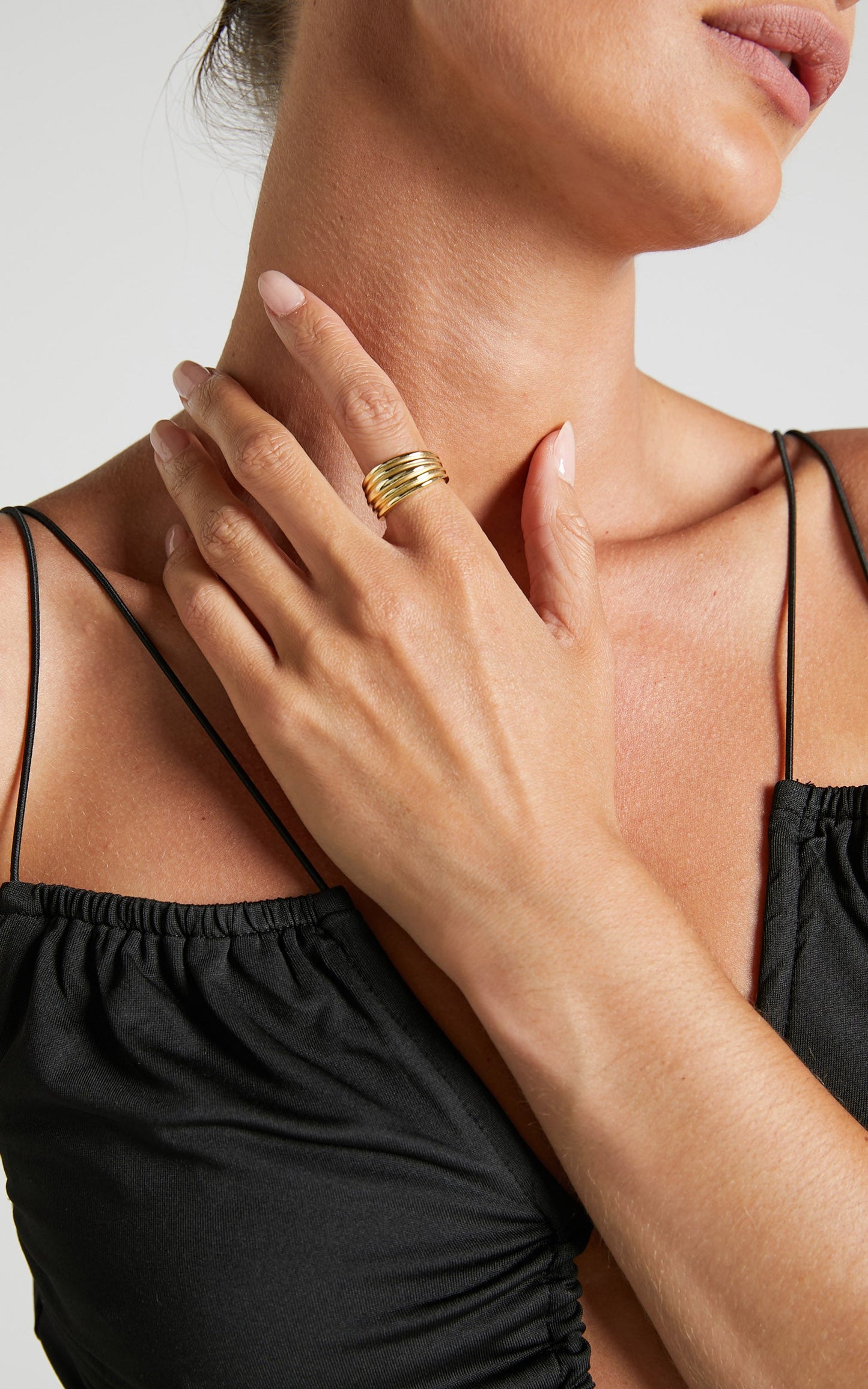 Kimmei Ring - Textured Ring in Gold