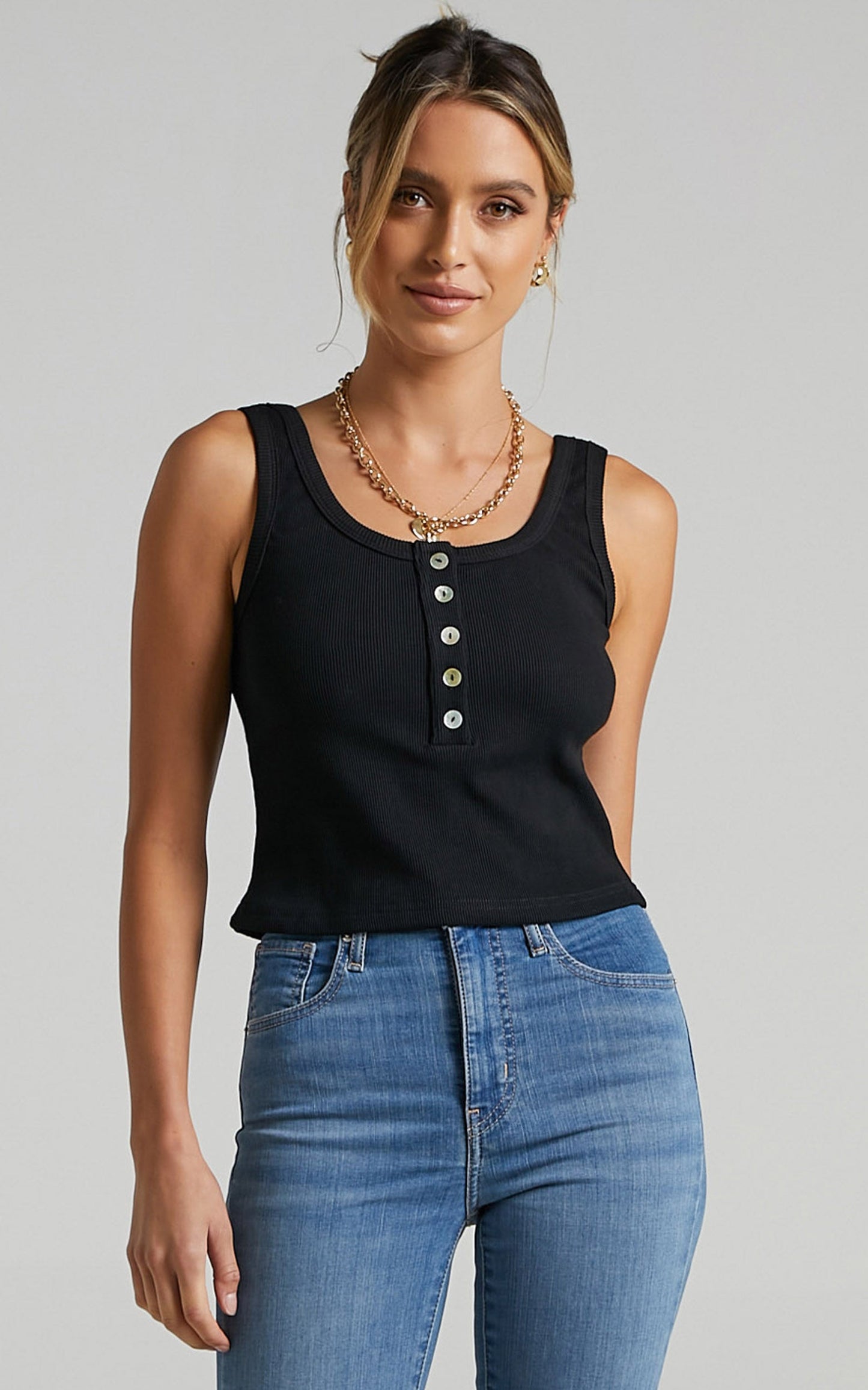 Kitura Cami in Black
