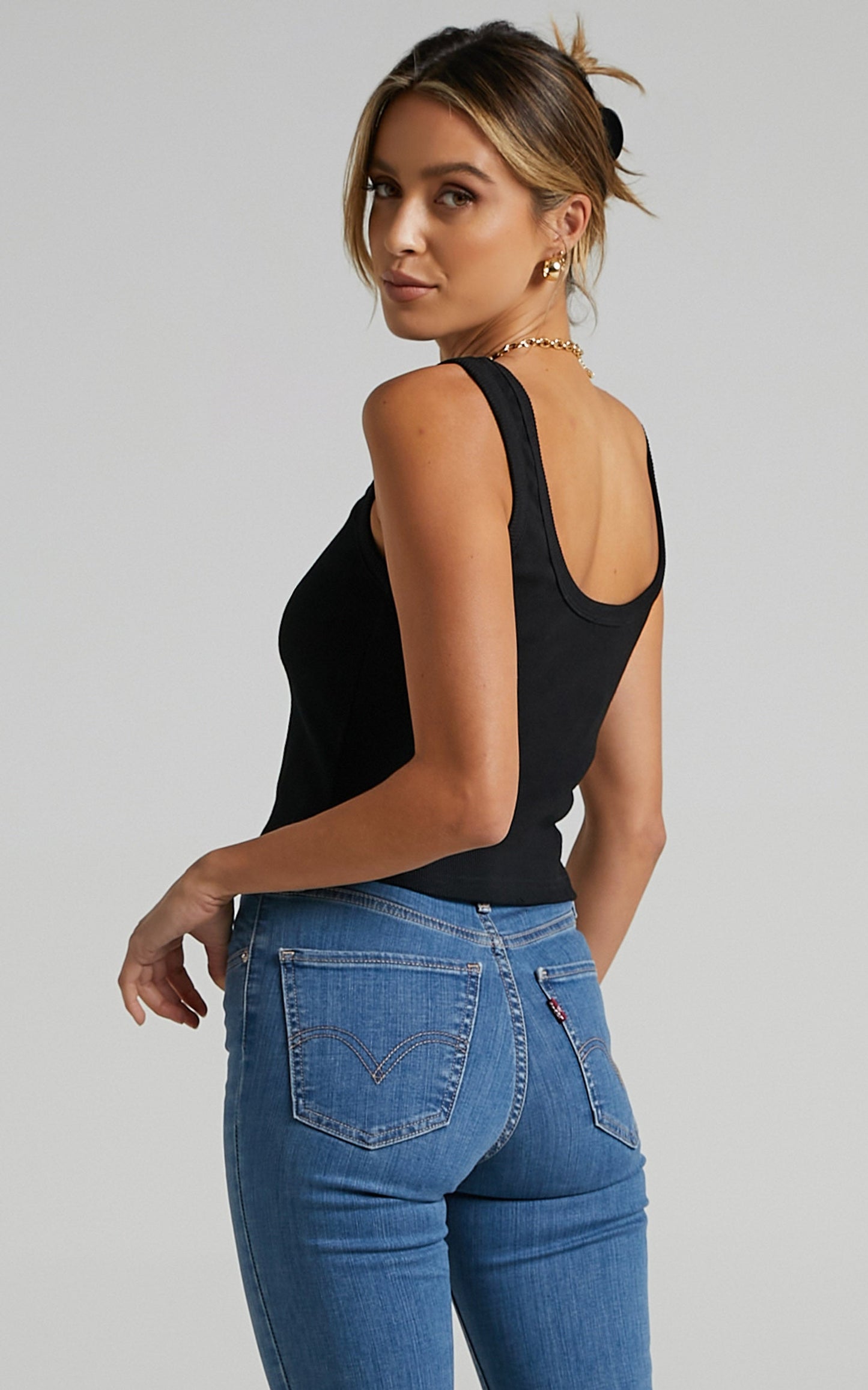Kitura Cami in Black