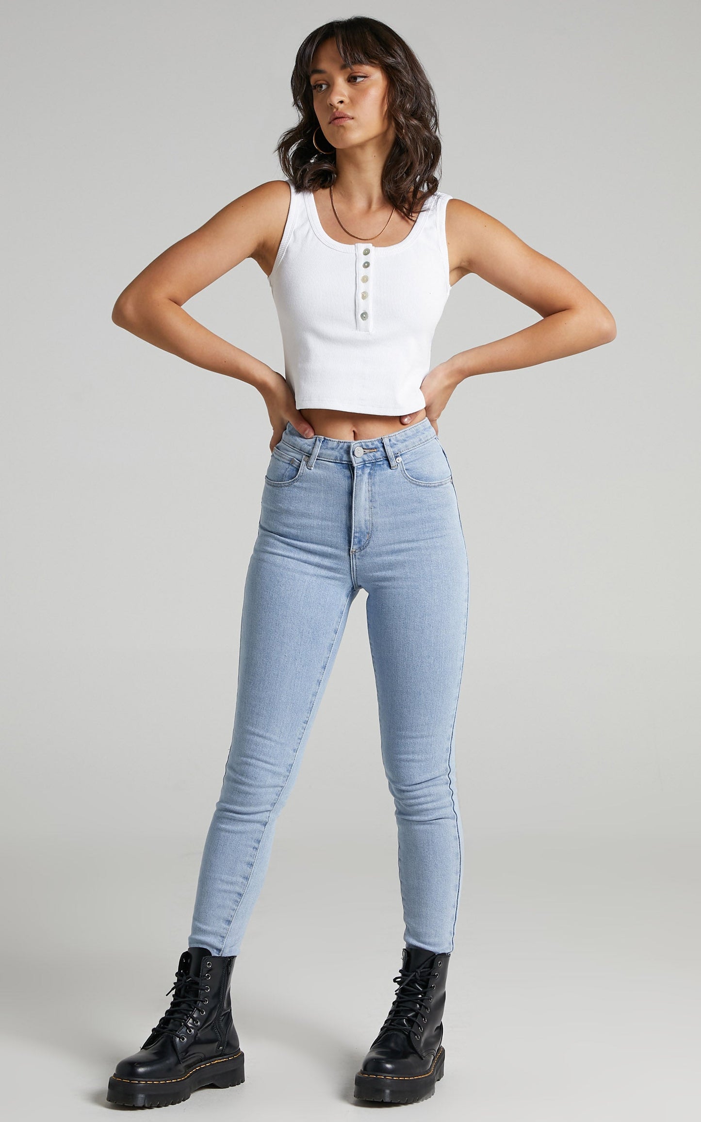 Kitura Cami in White
