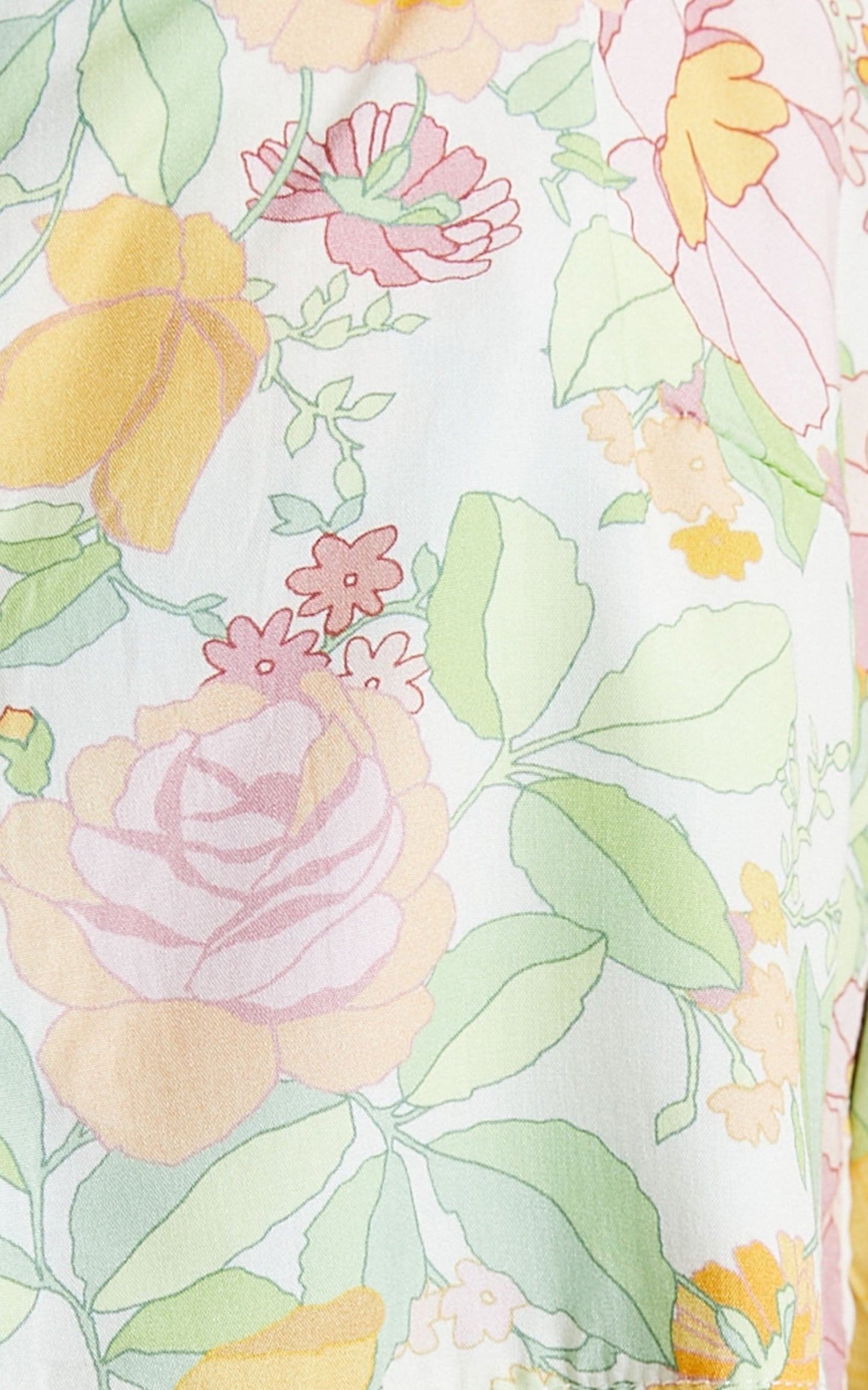 Kravia top in Linear Floral