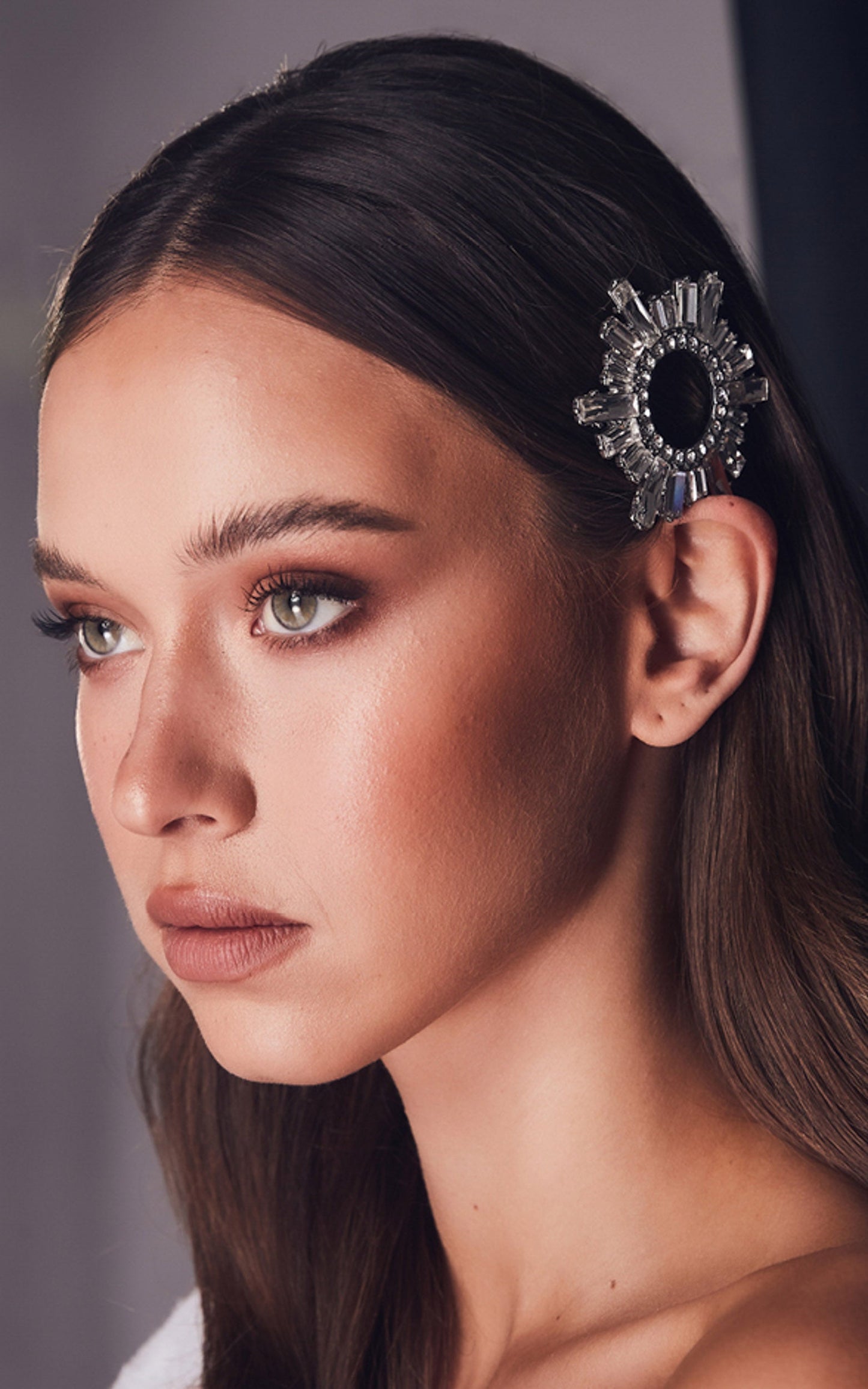 Billini x Natalie Anne - Liana Diamante Hair Clip in Silver