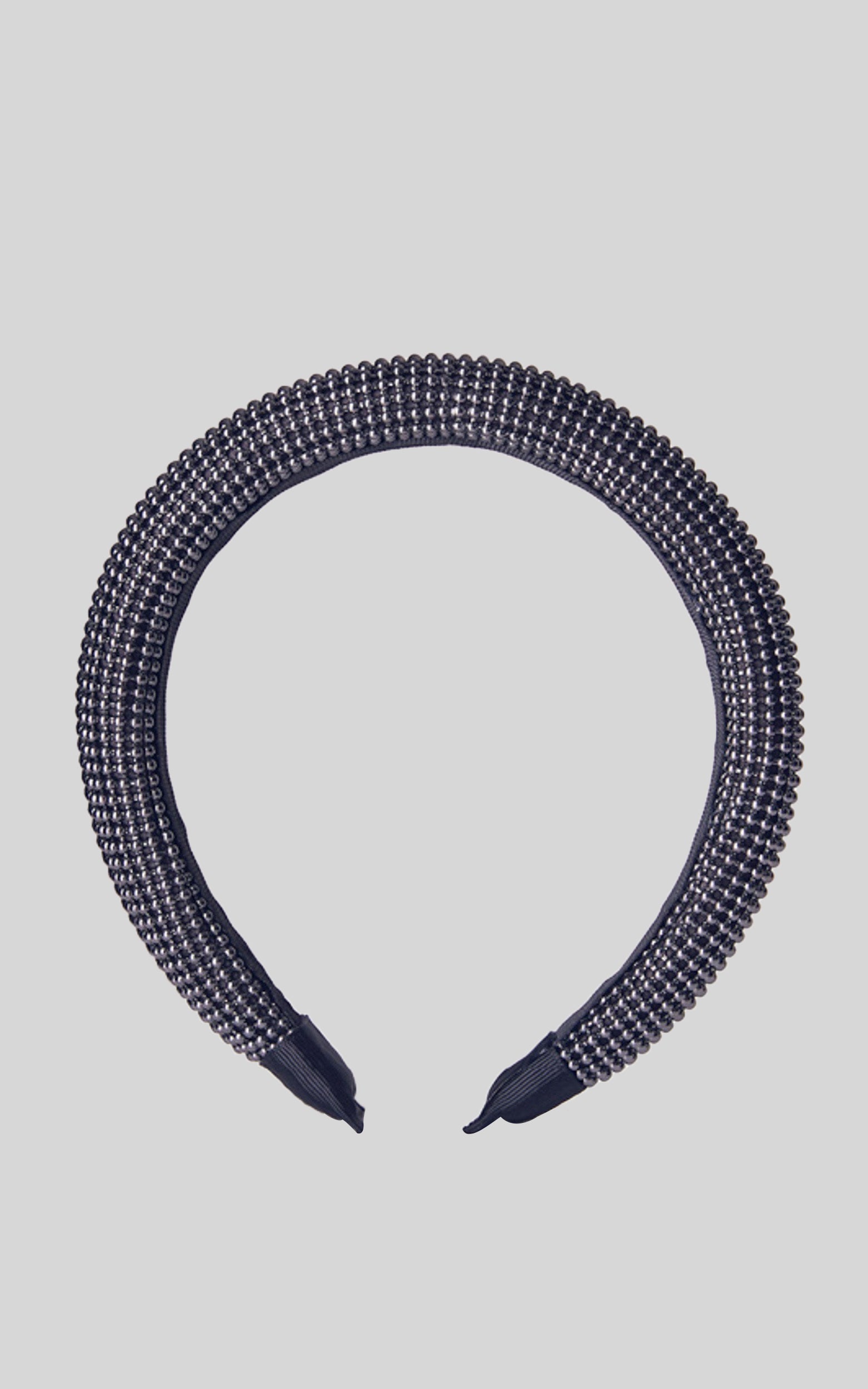 Billini x Natalie Anne - Lily Beaded Headband in GUNMETAL